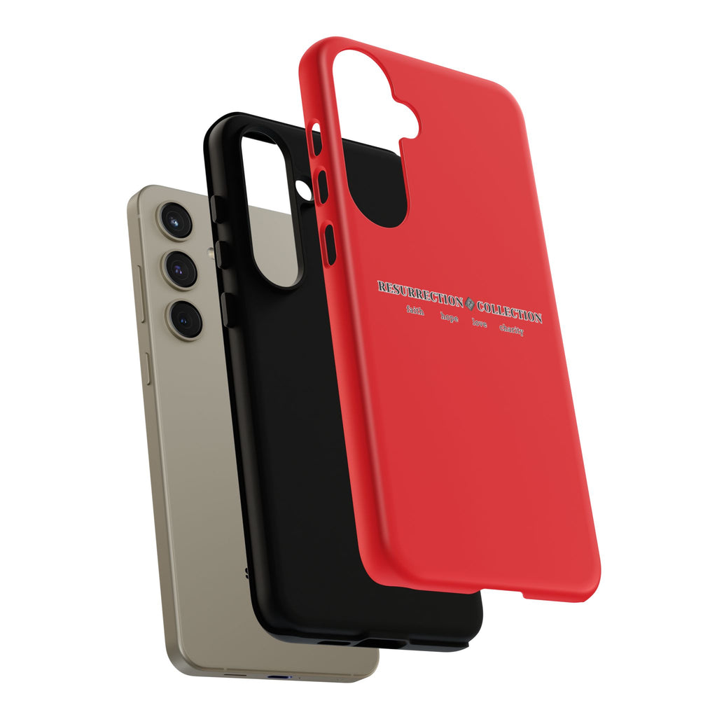 Resurrection Collection Red Tough Phone Case — Bold Religious Faith Design
