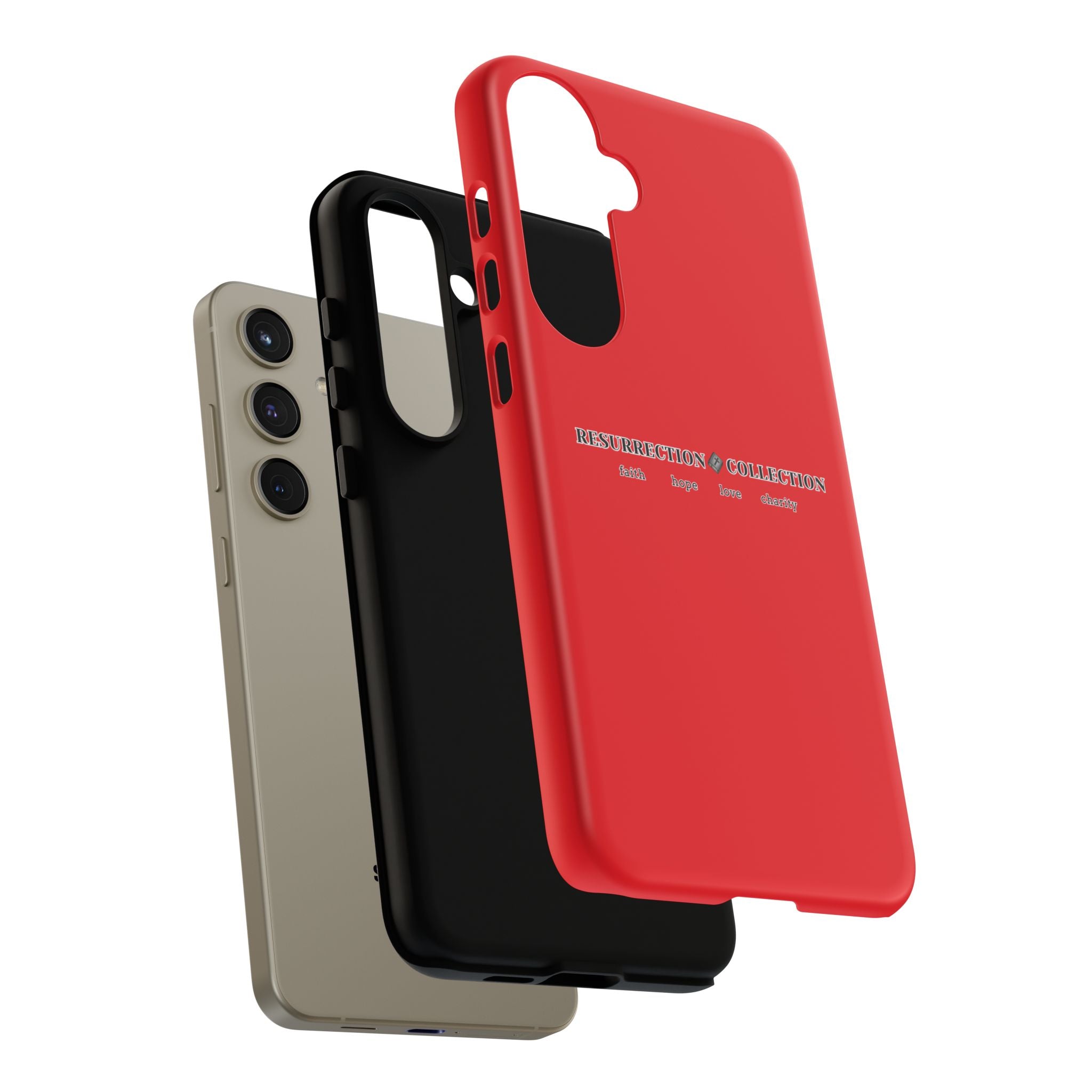 Resurrection Collection Red Tough Phone Case — Bold Religious Faith Design