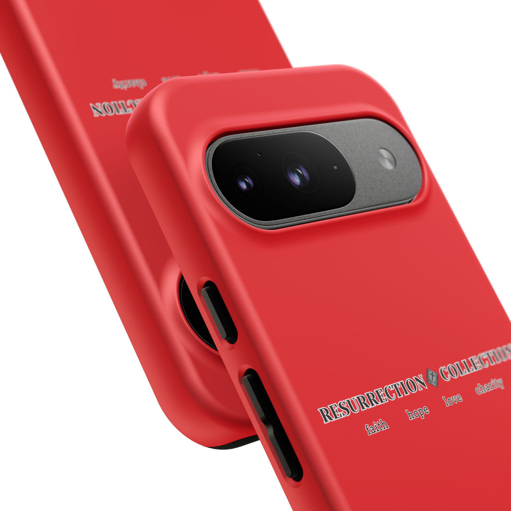 Resurrection Collection Red Tough Phone Case — Bold Religious Faith Design