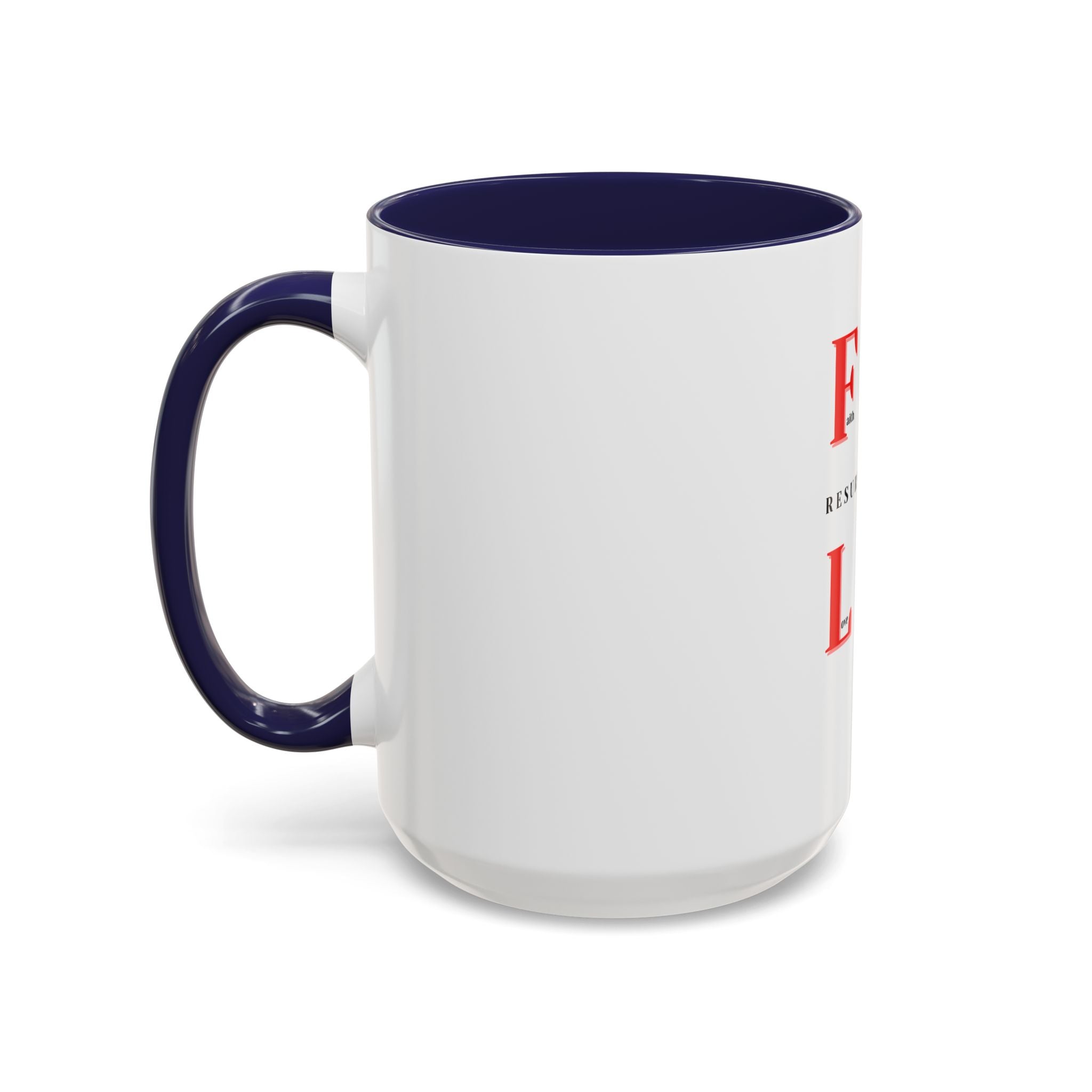 Resurrection Collection Accent Coffee Mug — Inspirational Christian Scripture Mug (11/15oz)