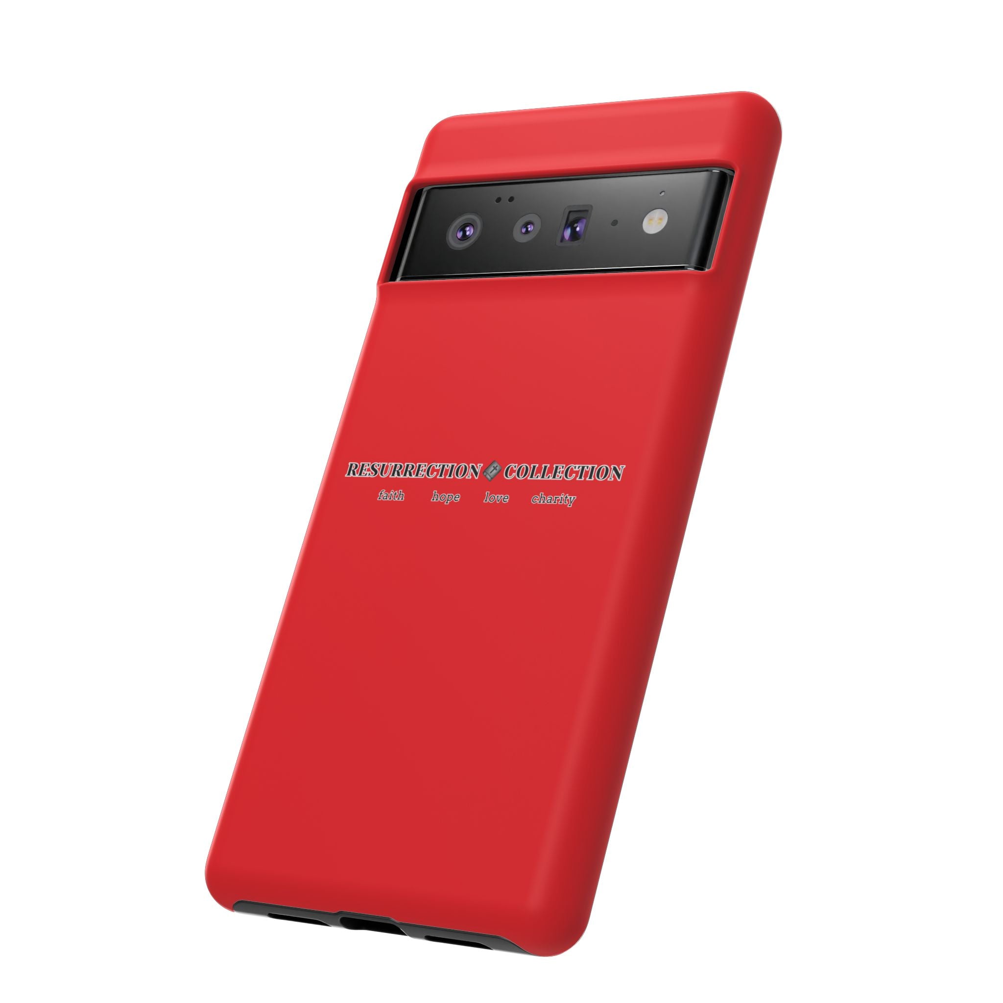 Resurrection Collection Red Tough Phone Case — Bold Religious Faith Design