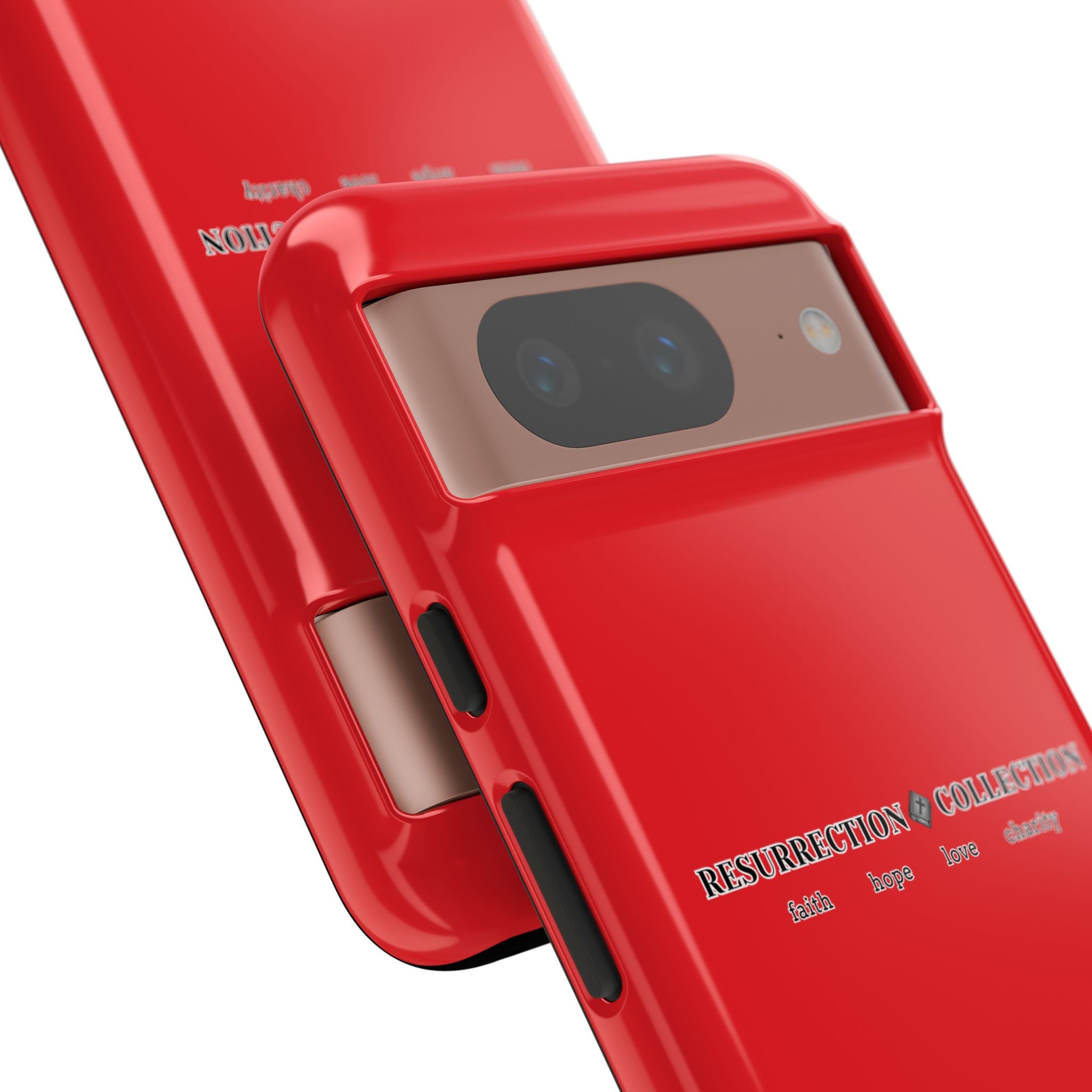 Resurrection Collection Red Tough Phone Case — Bold Religious Faith Design