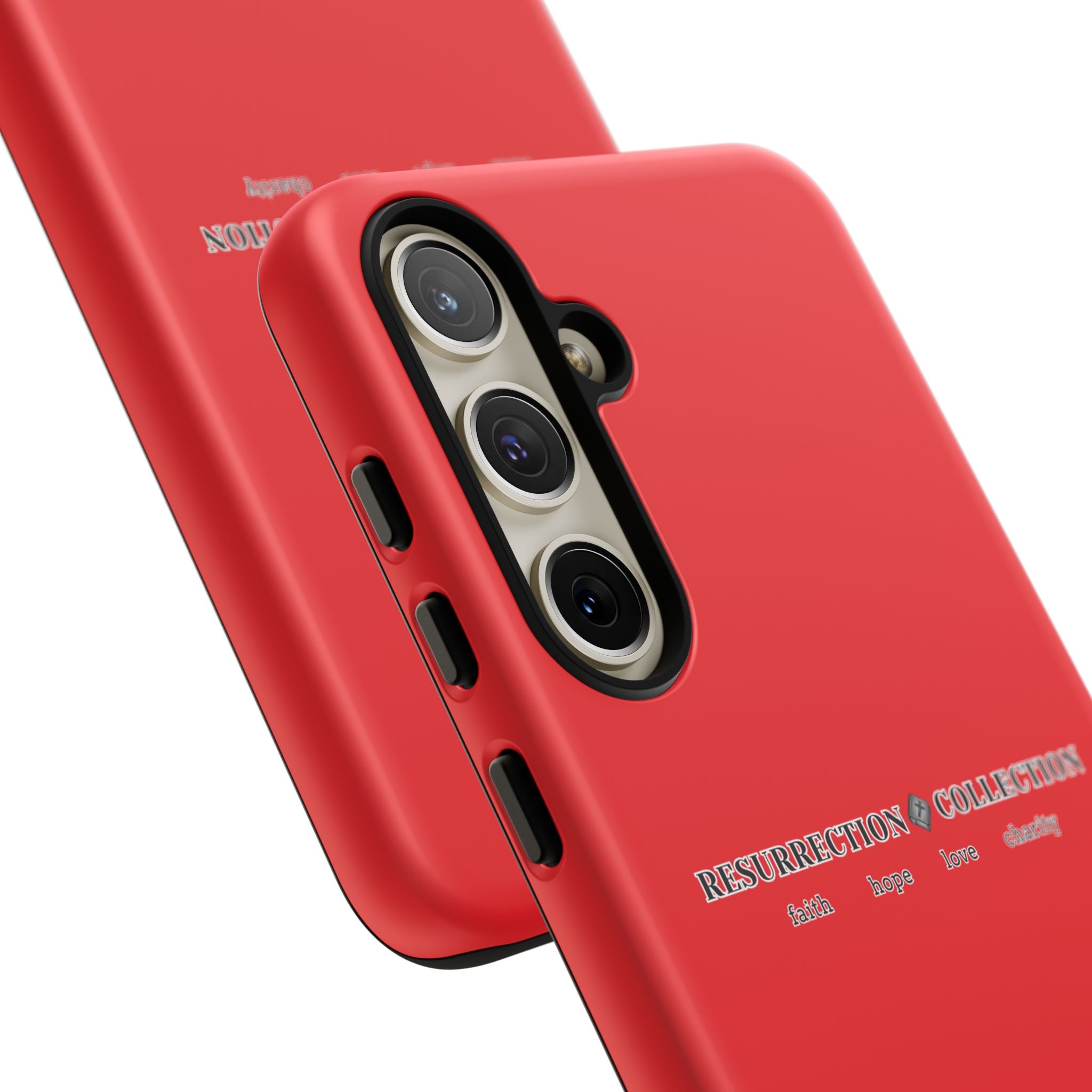 Resurrection Collection Red Tough Phone Case — Bold Religious Faith Design