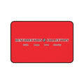 Resurrection Collection Desk Mat — 'Faith Hope Love Charity' Red Office Mouse Pad