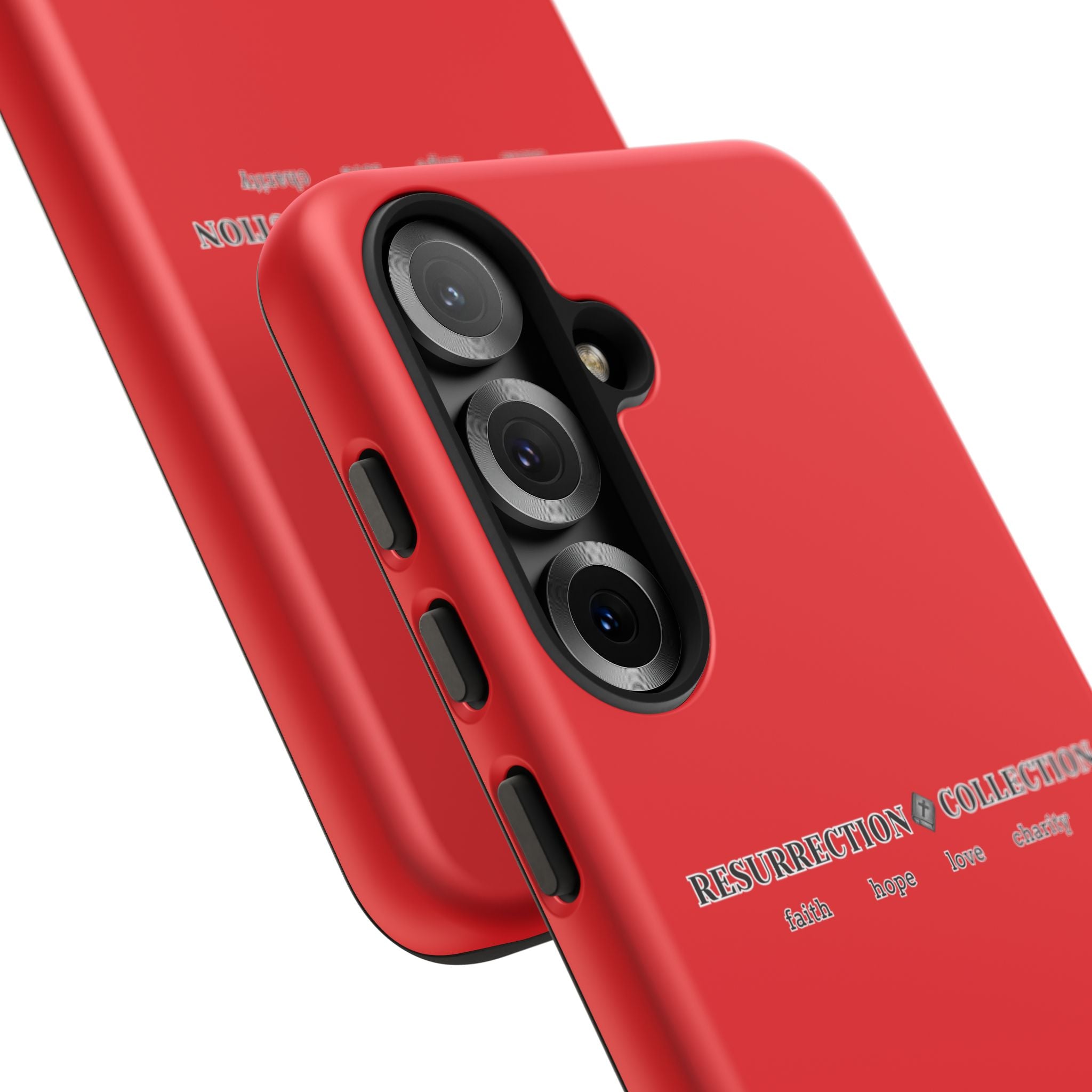Resurrection Collection Red Tough Phone Case — Bold Religious Faith Design