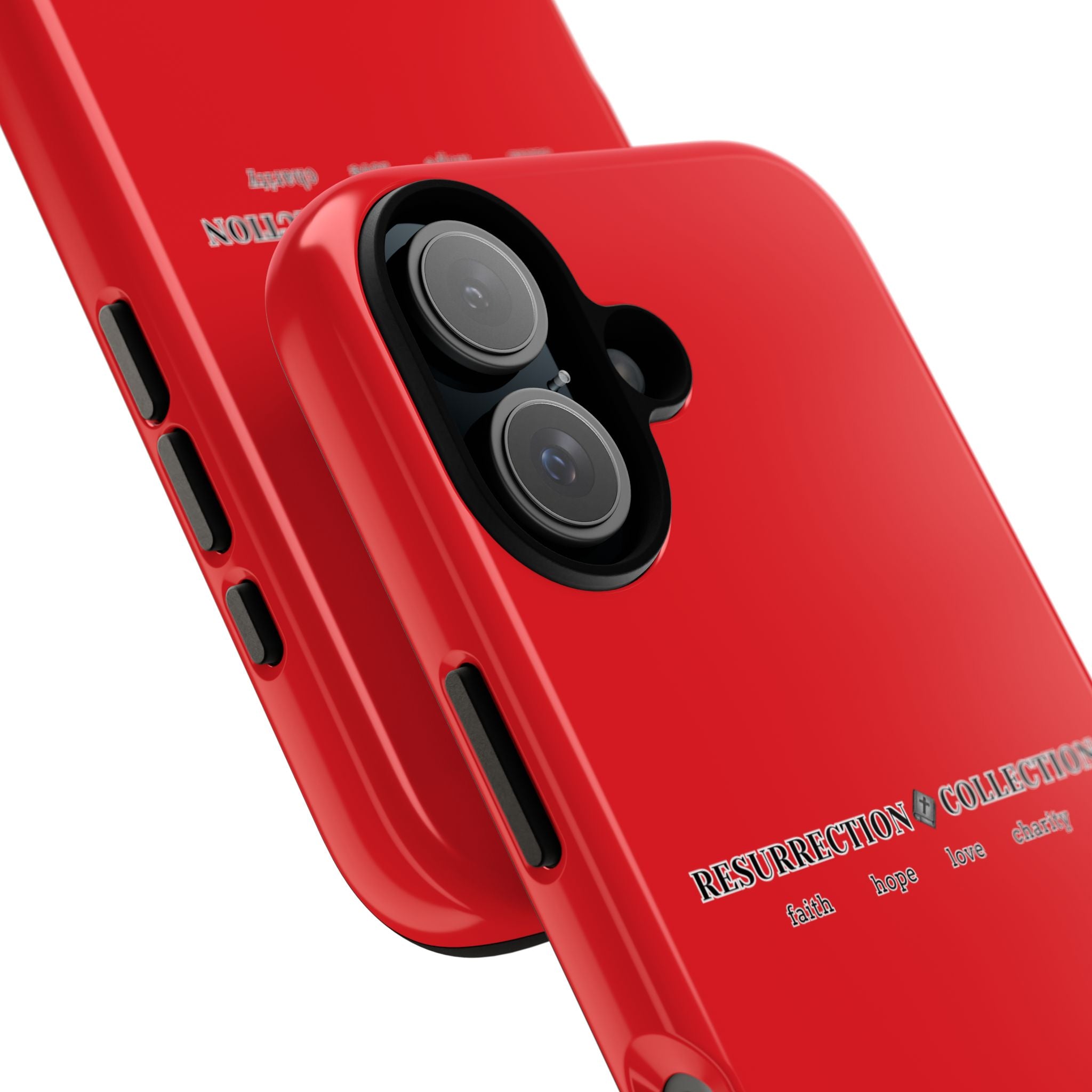 Resurrection Collection Red Tough Phone Case — Bold Religious Faith Design