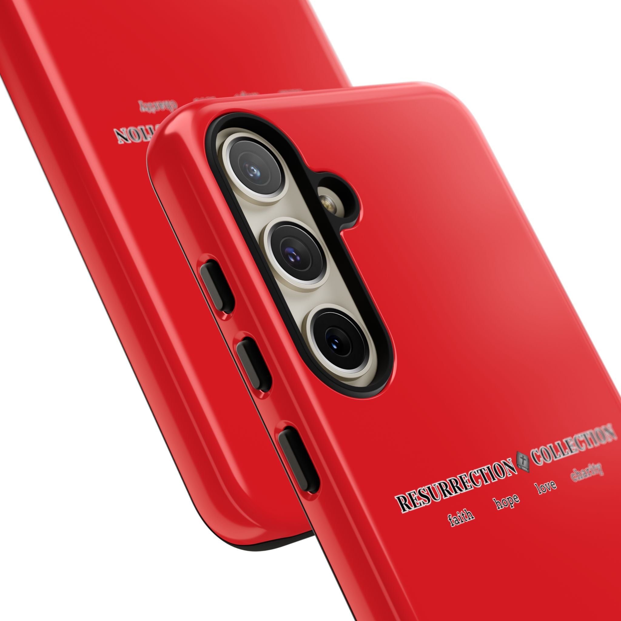 Resurrection Collection Red Tough Phone Case — Bold Religious Faith Design