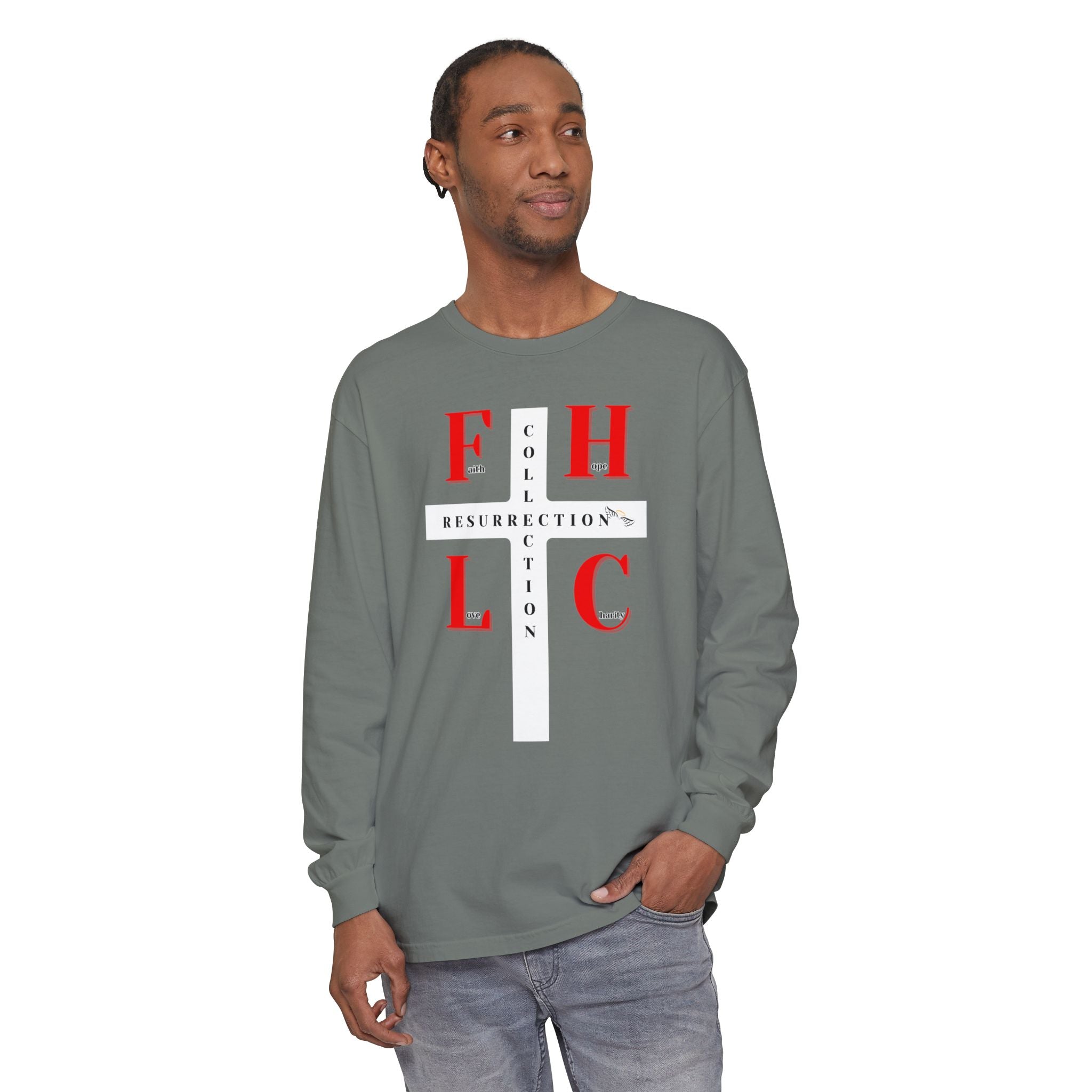 Resurrection Collection Long Sleeve Tee - FHLC Graphic