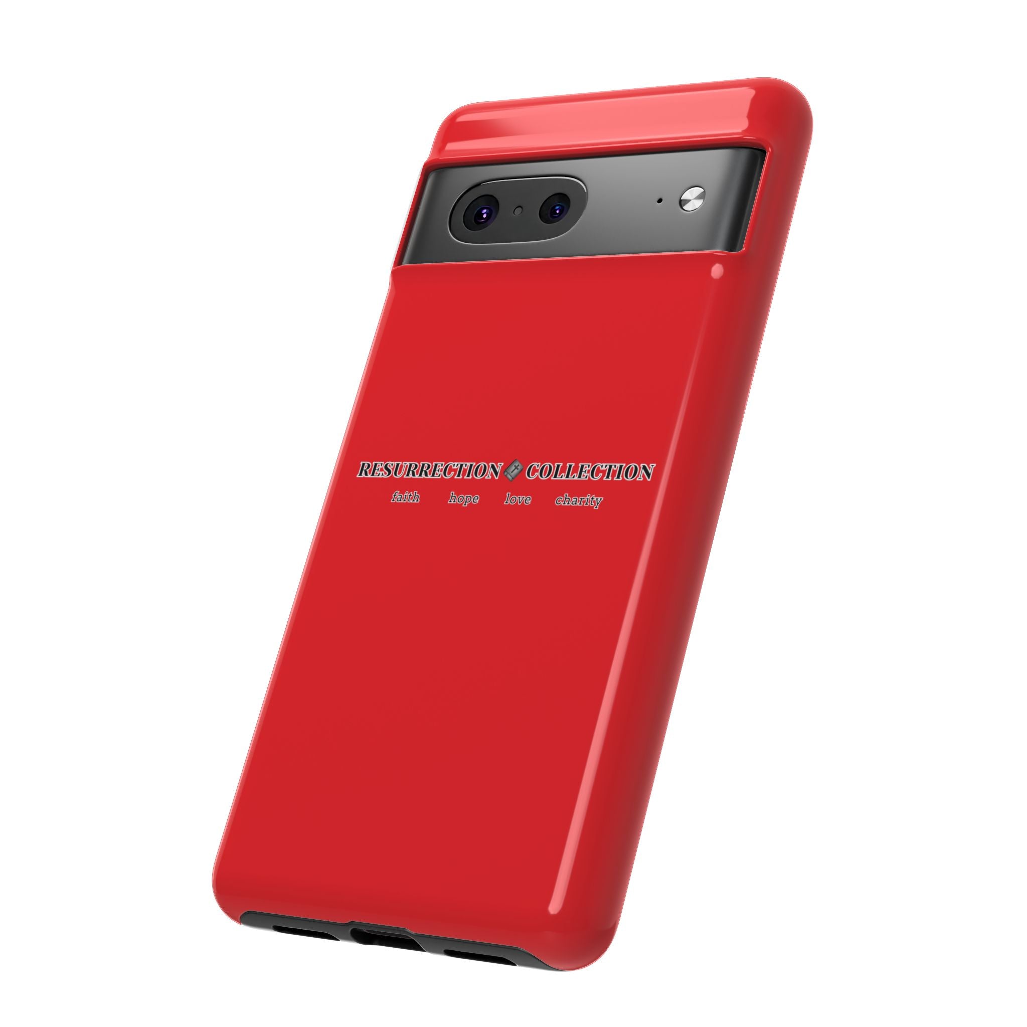Resurrection Collection Red Tough Phone Case — Bold Religious Faith Design