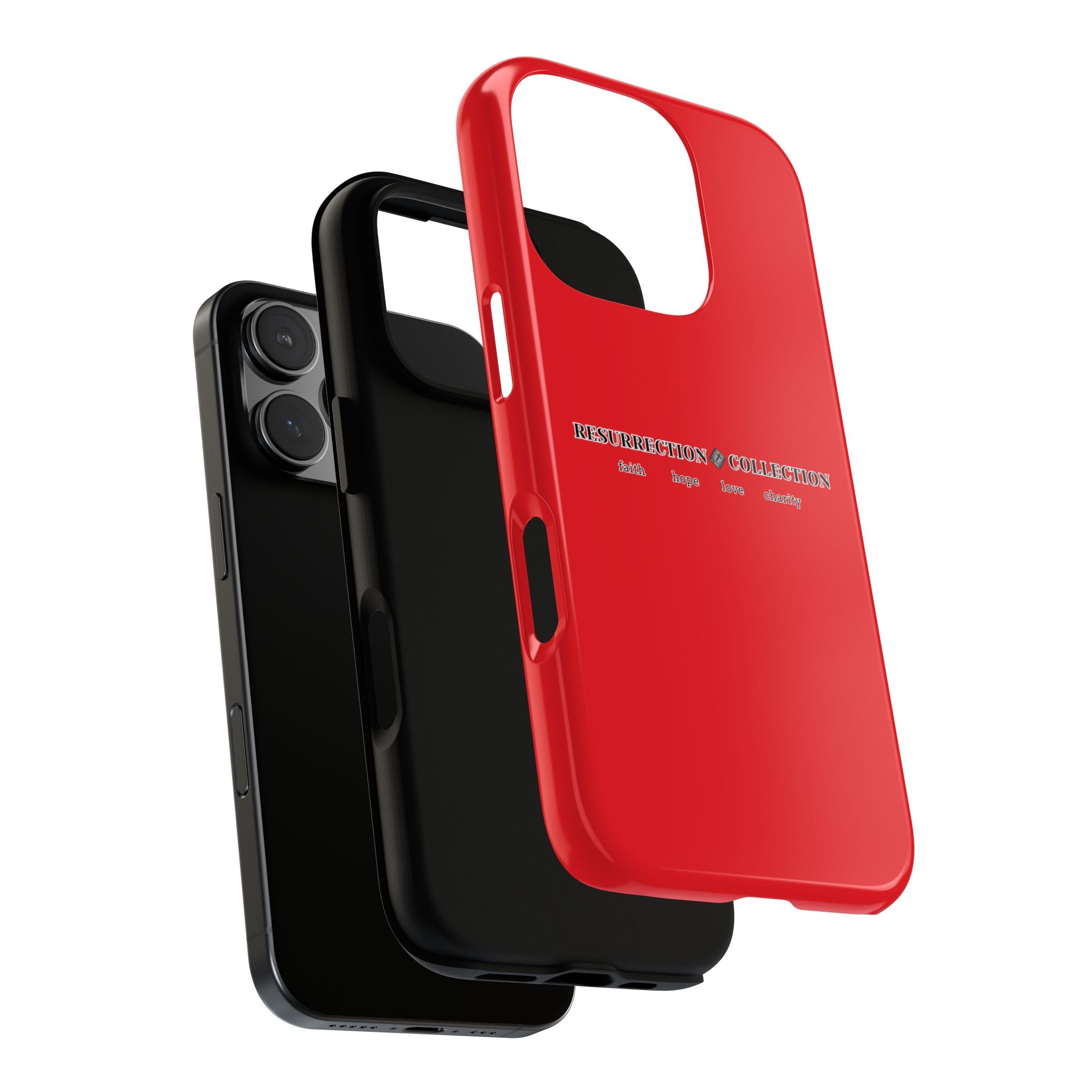 Resurrection Collection Red Tough Phone Case — Bold Religious Faith Design