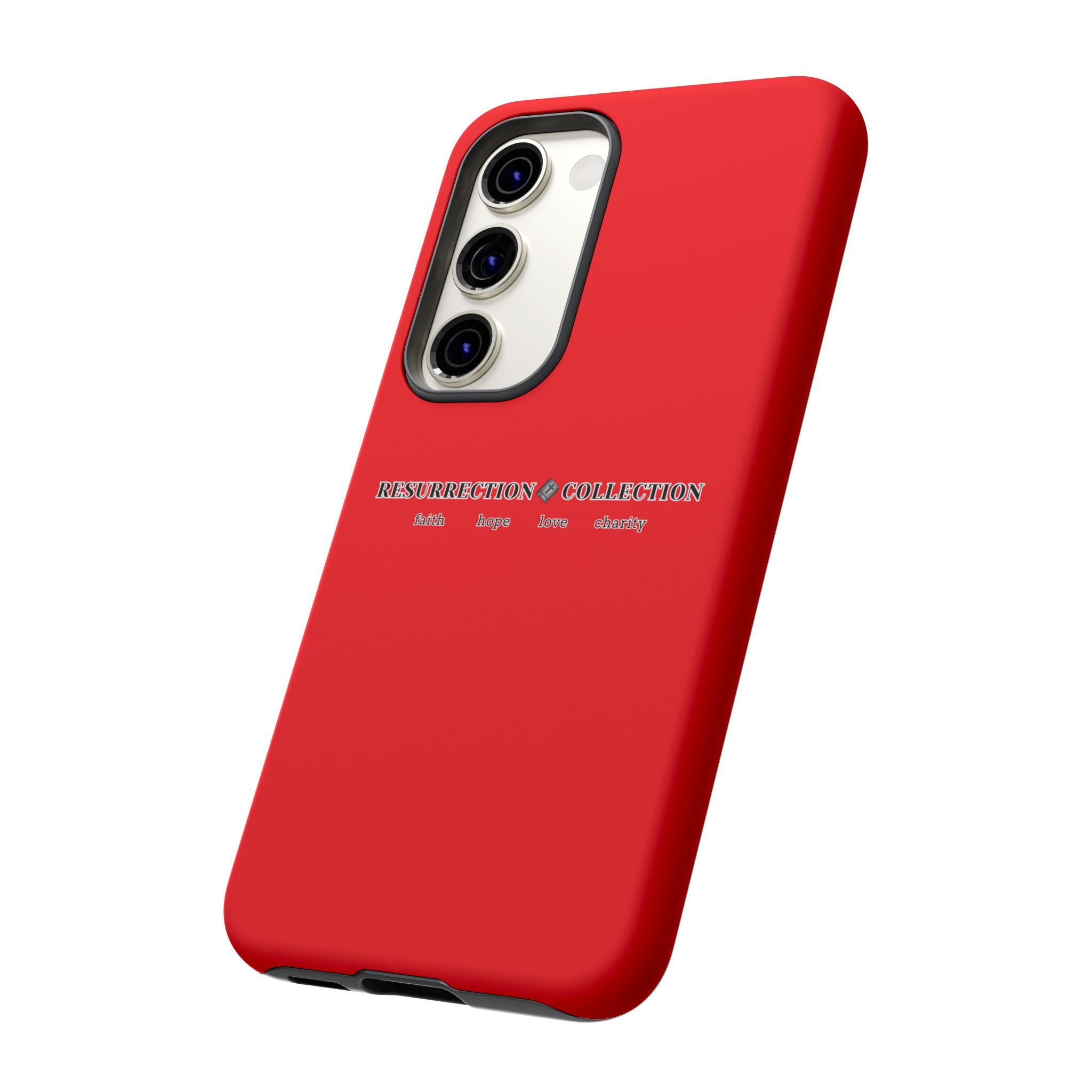 Resurrection Collection Red Tough Phone Case — Bold Religious Faith Design