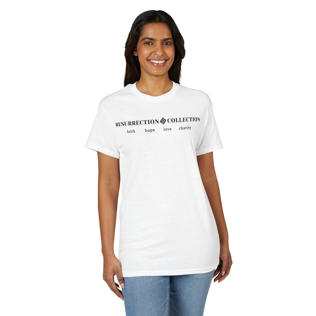 Resurrection Collection T-Shirt — Faith • Hope • Love • Charity