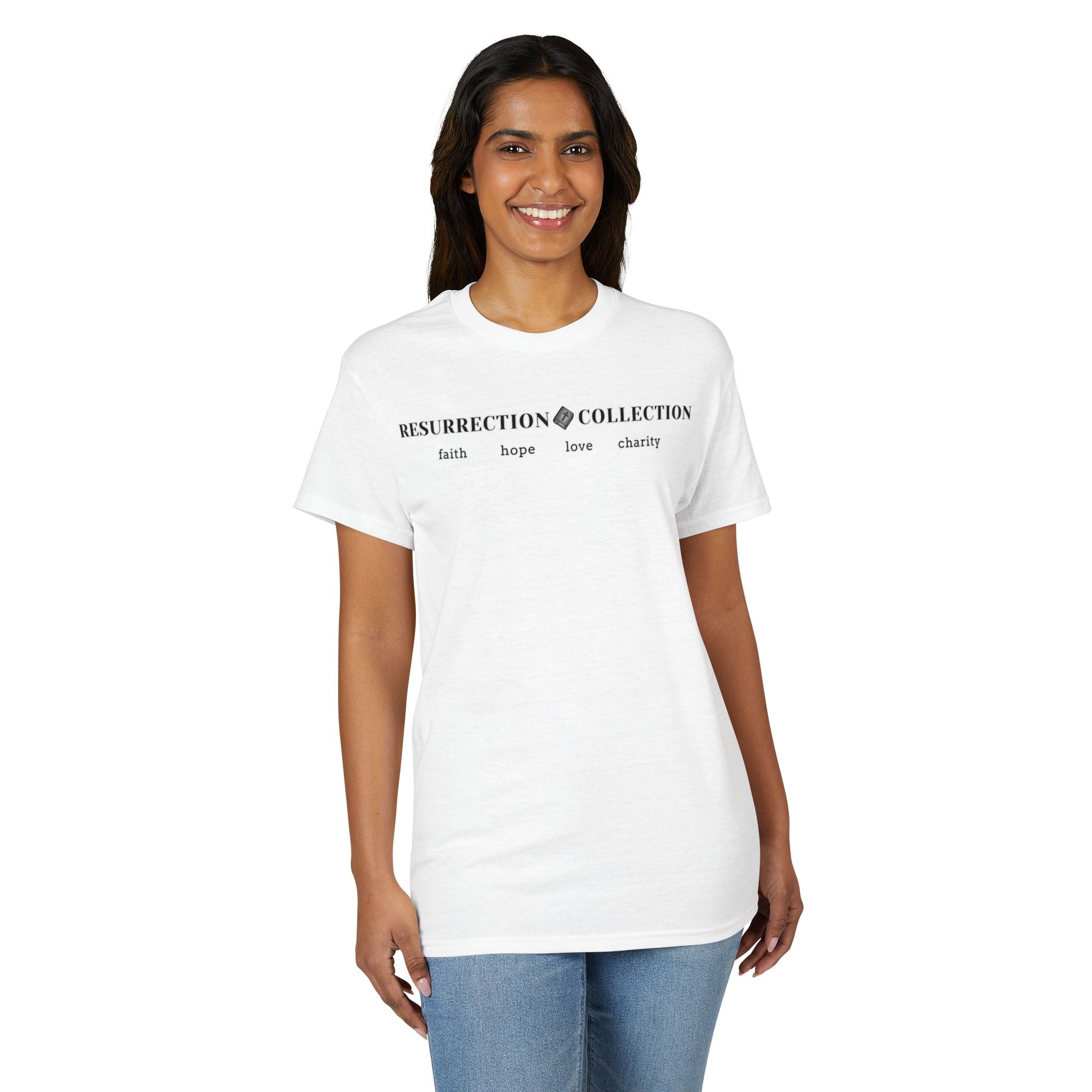 Resurrection Collection T-Shirt — Faith • Hope • Love • Charity