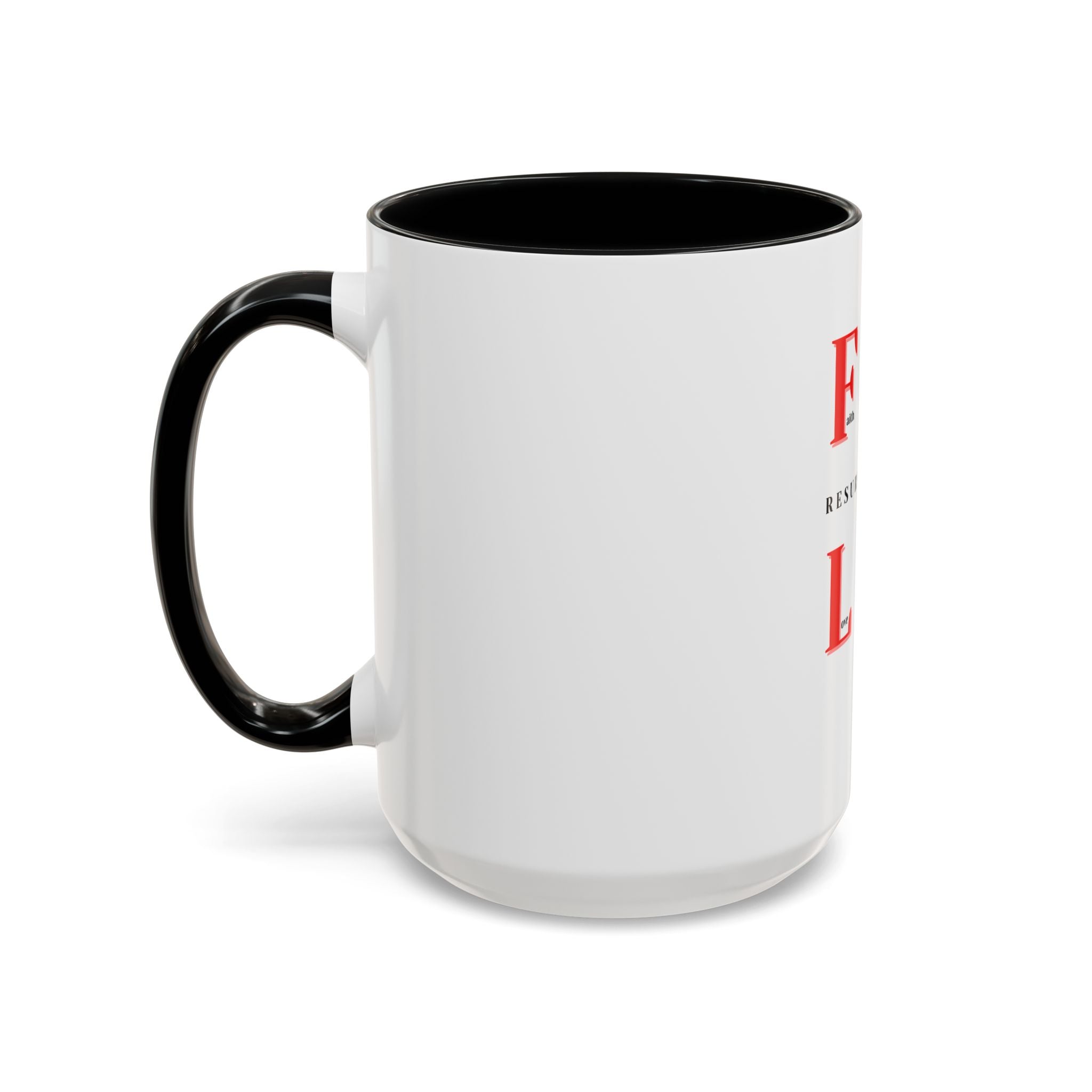 Resurrection Collection Accent Coffee Mug — Inspirational Christian Scripture Mug (11/15oz)