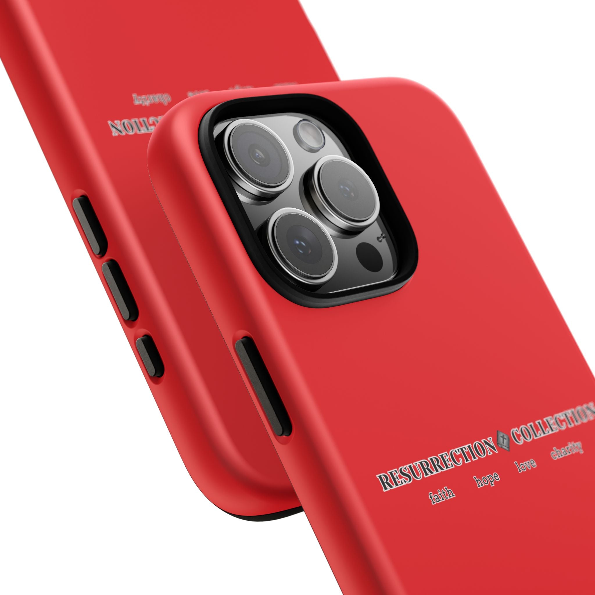Resurrection Collection Red Tough Phone Case — Bold Religious Faith Design