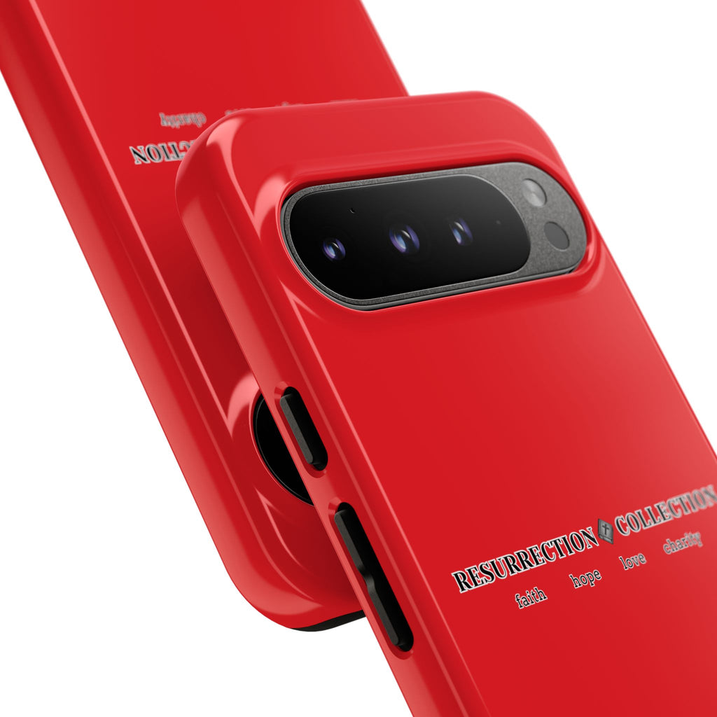 Resurrection Collection Red Tough Phone Case — Bold Religious Faith Design