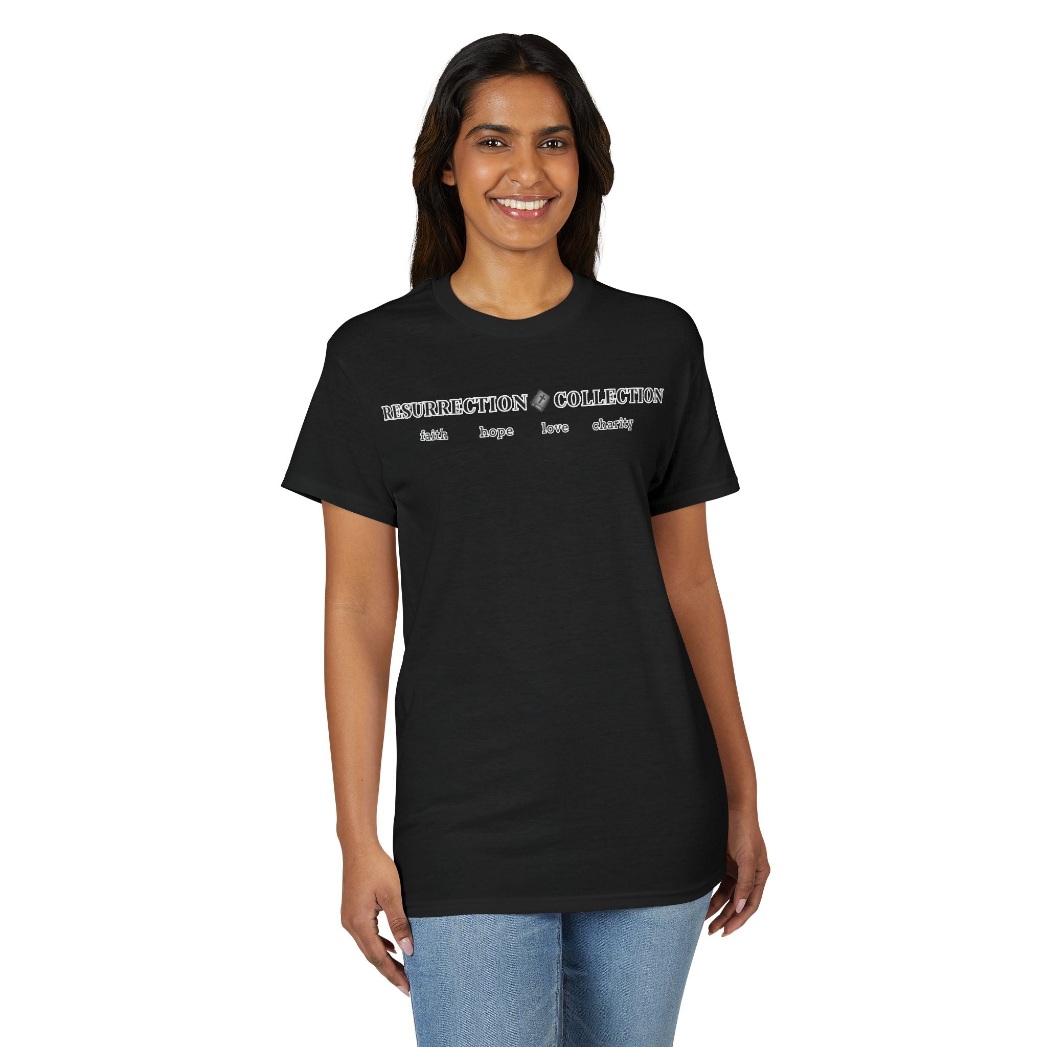 Resurrection Collection T-Shirt — Faith • Hope • Love • Charity