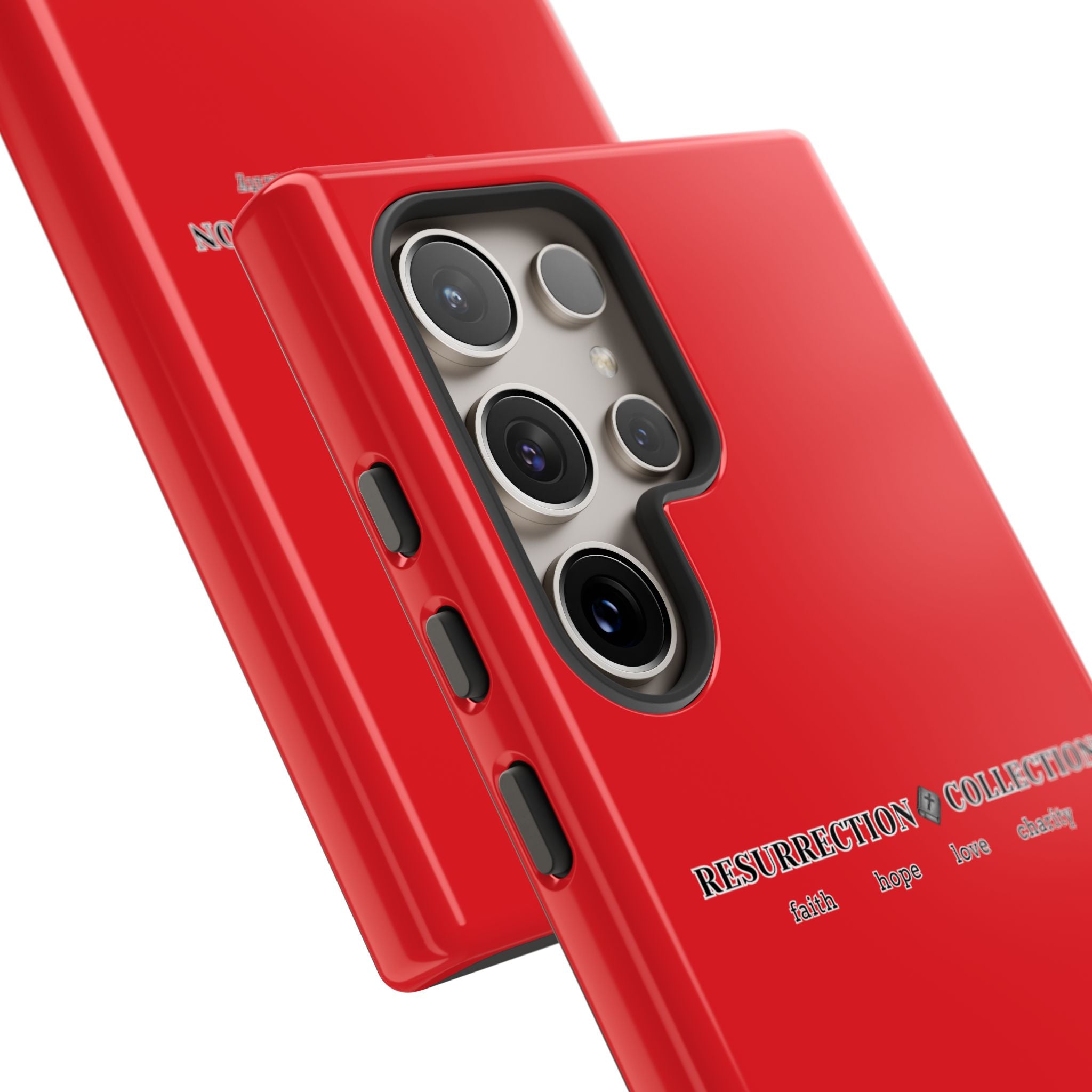 Resurrection Collection Red Tough Phone Case — Bold Religious Faith Design