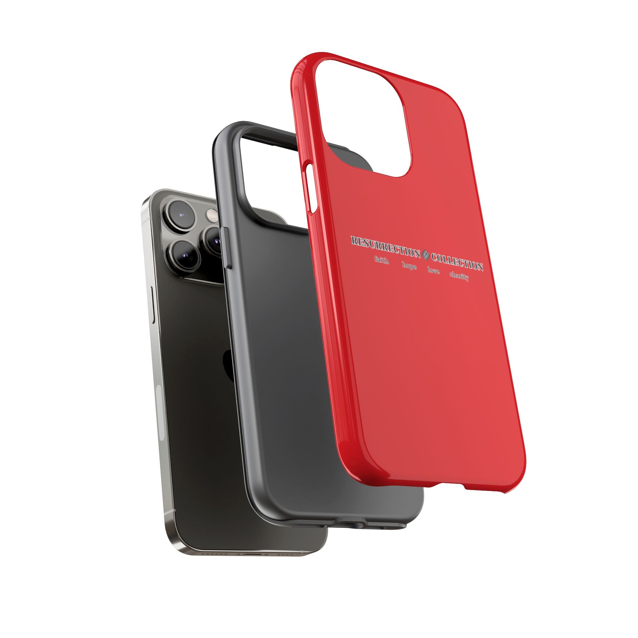Resurrection Collection Red Tough Phone Case — Bold Religious Faith Design