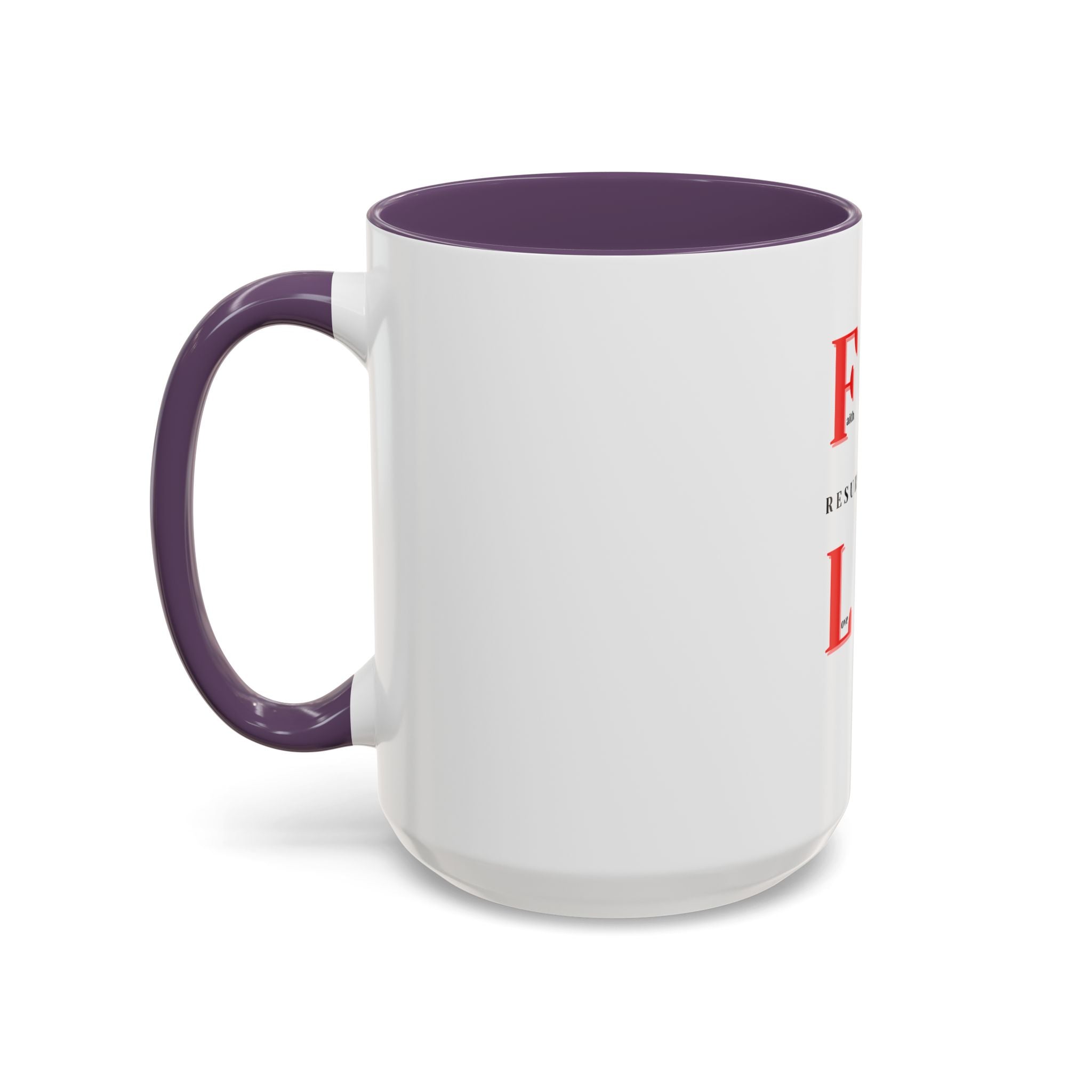 Resurrection Collection Accent Coffee Mug — Inspirational Christian Scripture Mug (11/15oz)