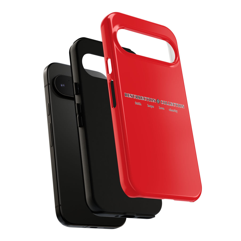 Resurrection Collection Red Tough Phone Case — Bold Religious Faith Design