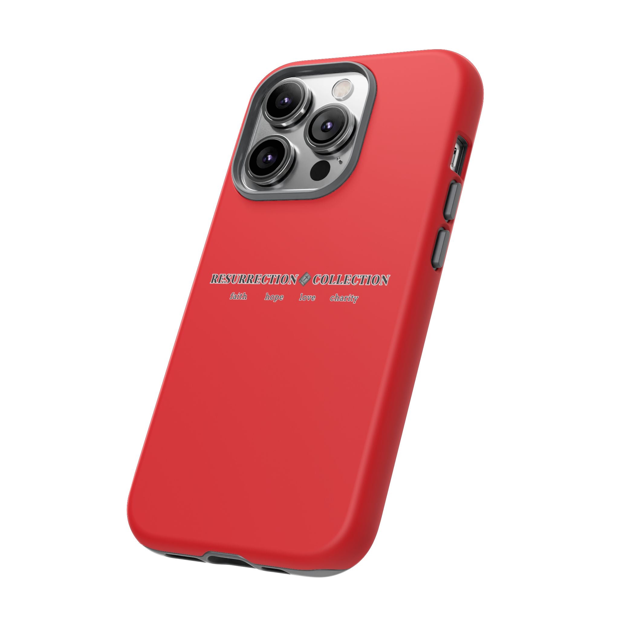 Resurrection Collection Red Tough Phone Case — Bold Religious Faith Design
