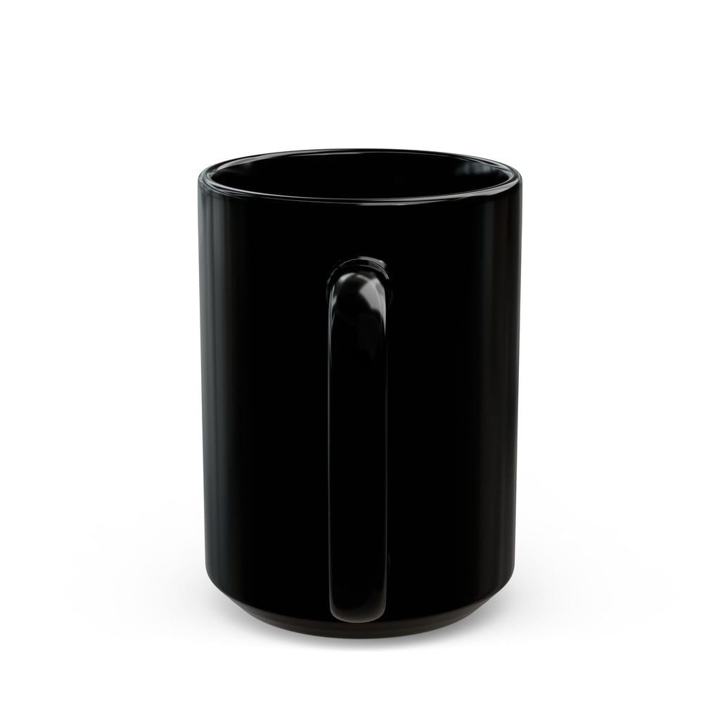 Resurrection Collection Cross Black Mug – Faith-Inspired Coffee Cup (11oz/15oz)
