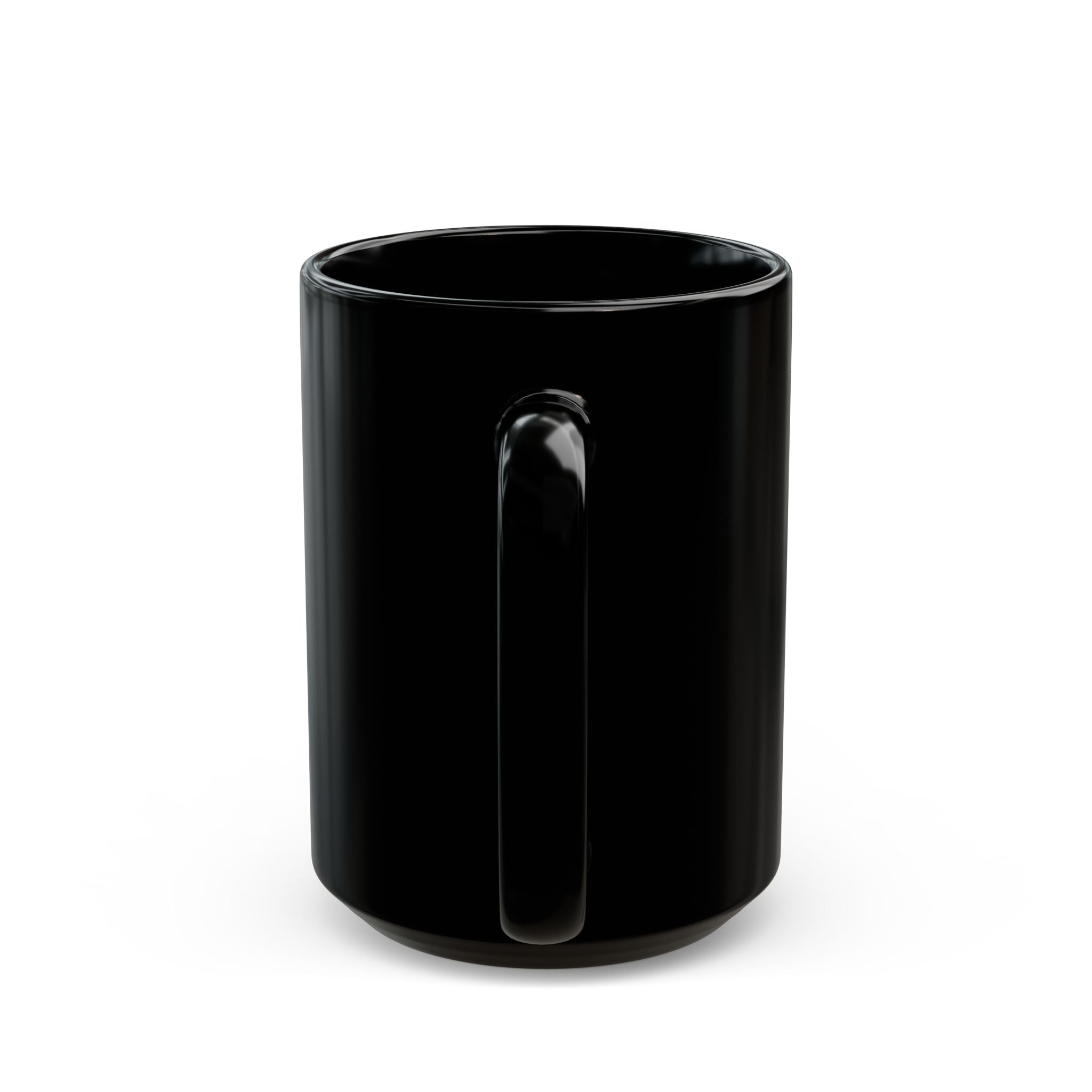 Resurrection Collection Cross Black Mug – Faith-Inspired Coffee Cup (11oz/15oz)