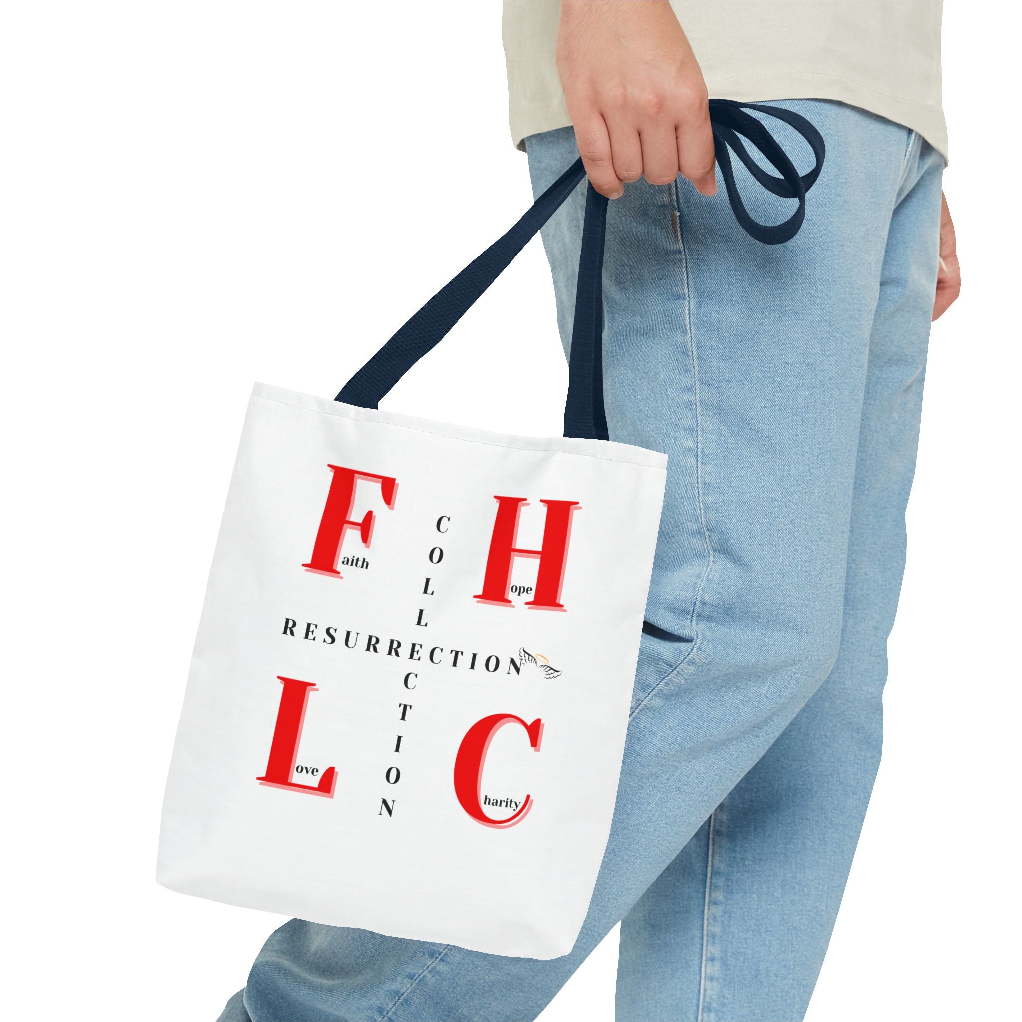Resurrection Collection Tote Bag — Faith & Hope Graphic Tote
