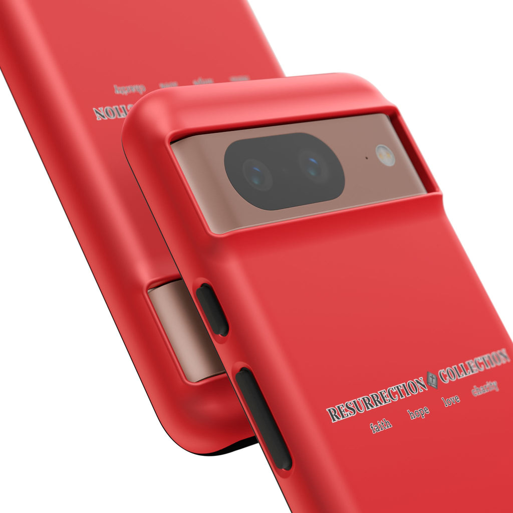 Resurrection Collection Red Tough Phone Case — Bold Religious Faith Design