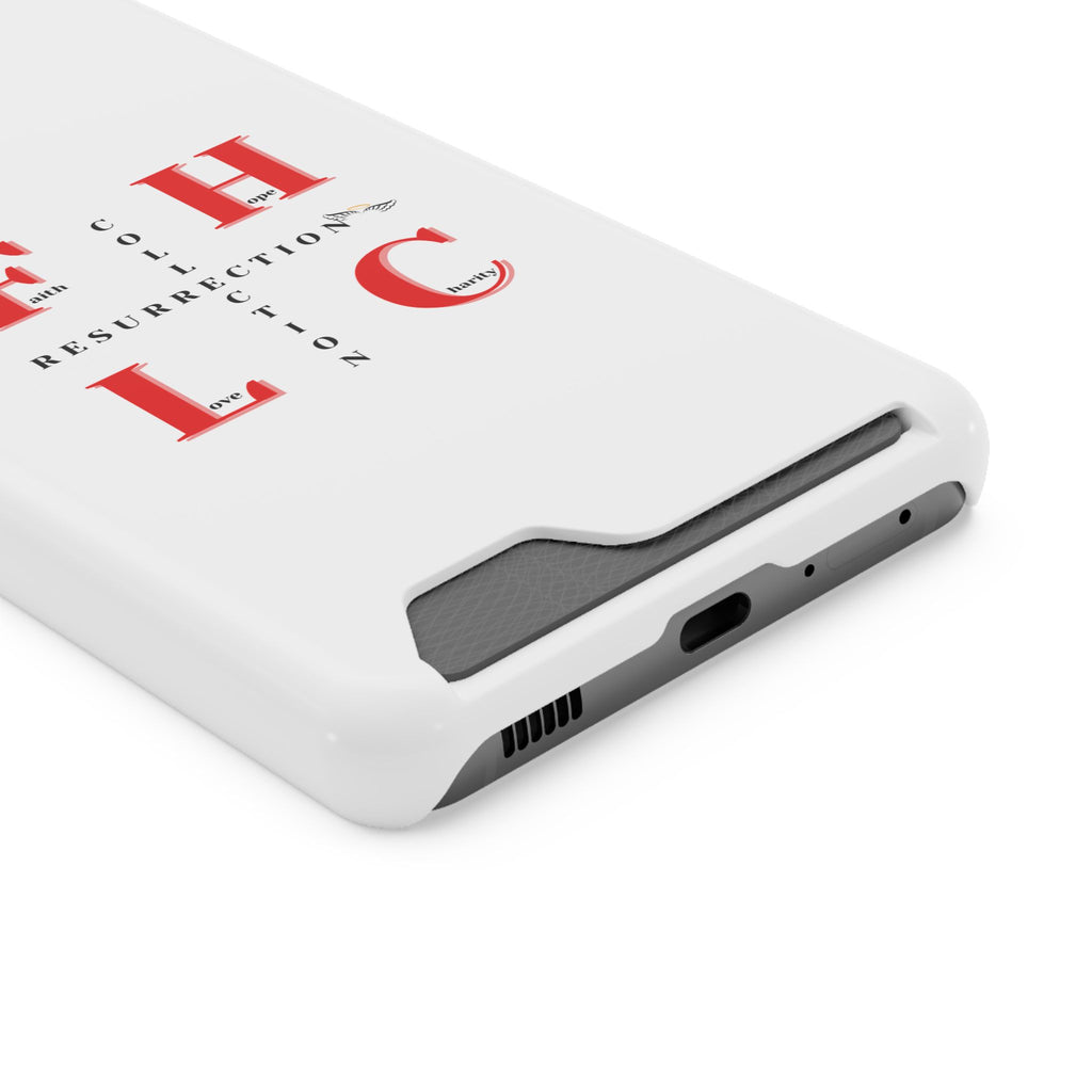 Phone Case with Card Holder — 'FHLC Resurrection Collection' Minimalist Protective Wallet Case