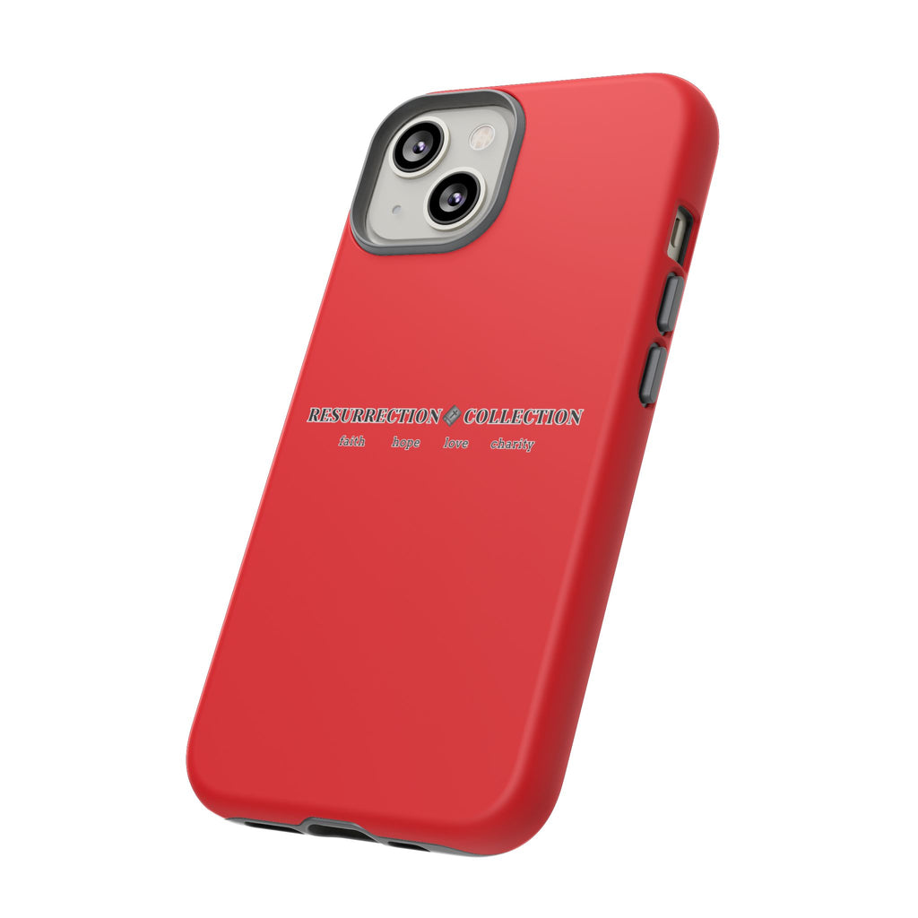 Resurrection Collection Red Tough Phone Case — Bold Religious Faith Design