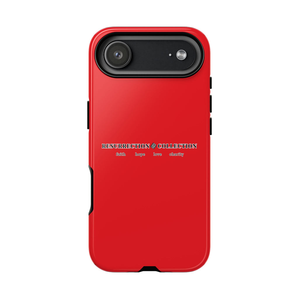 Resurrection Collection Red Tough Phone Case — Bold Religious Faith Design