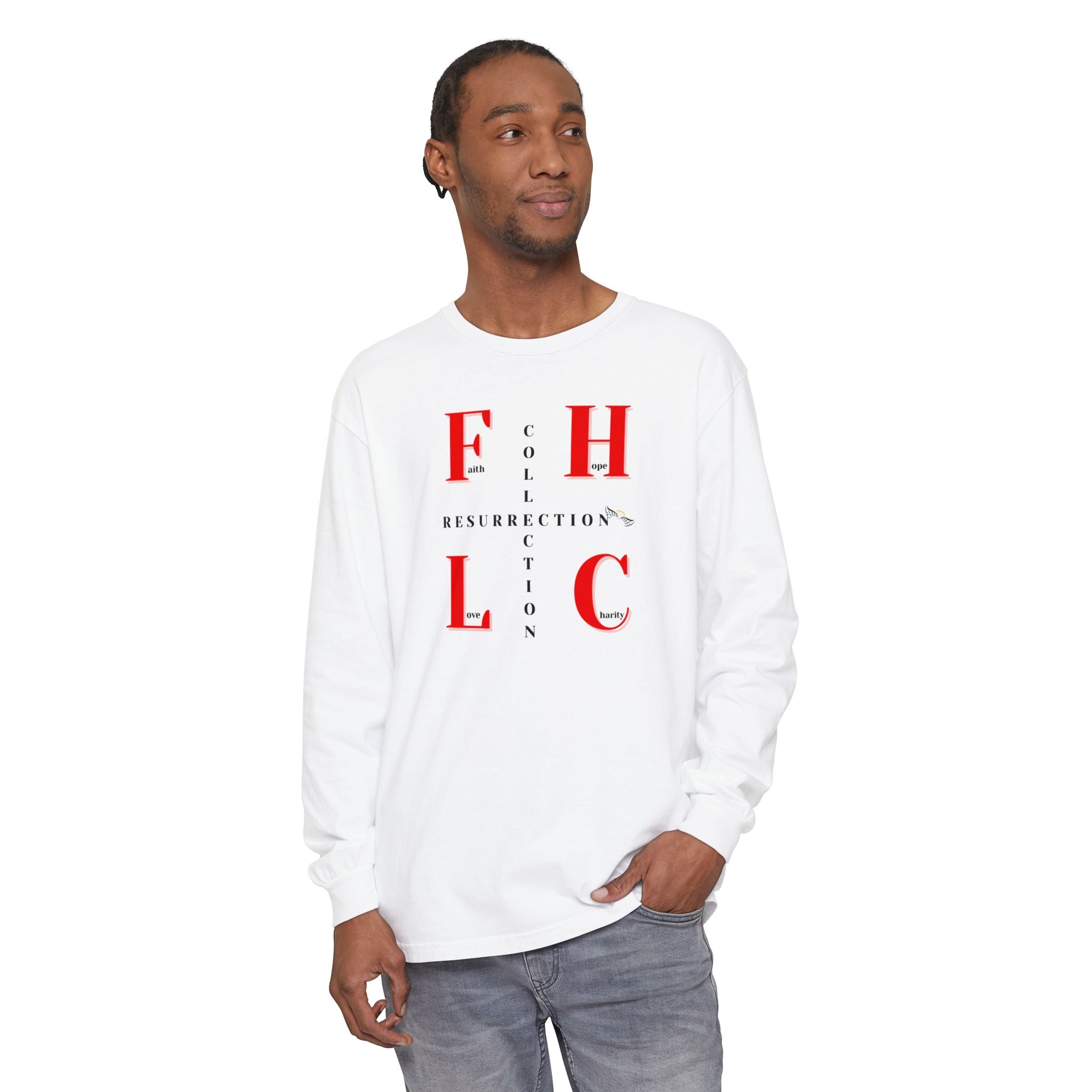 Resurrection Collection Long Sleeve Tee - FHLC Graphic