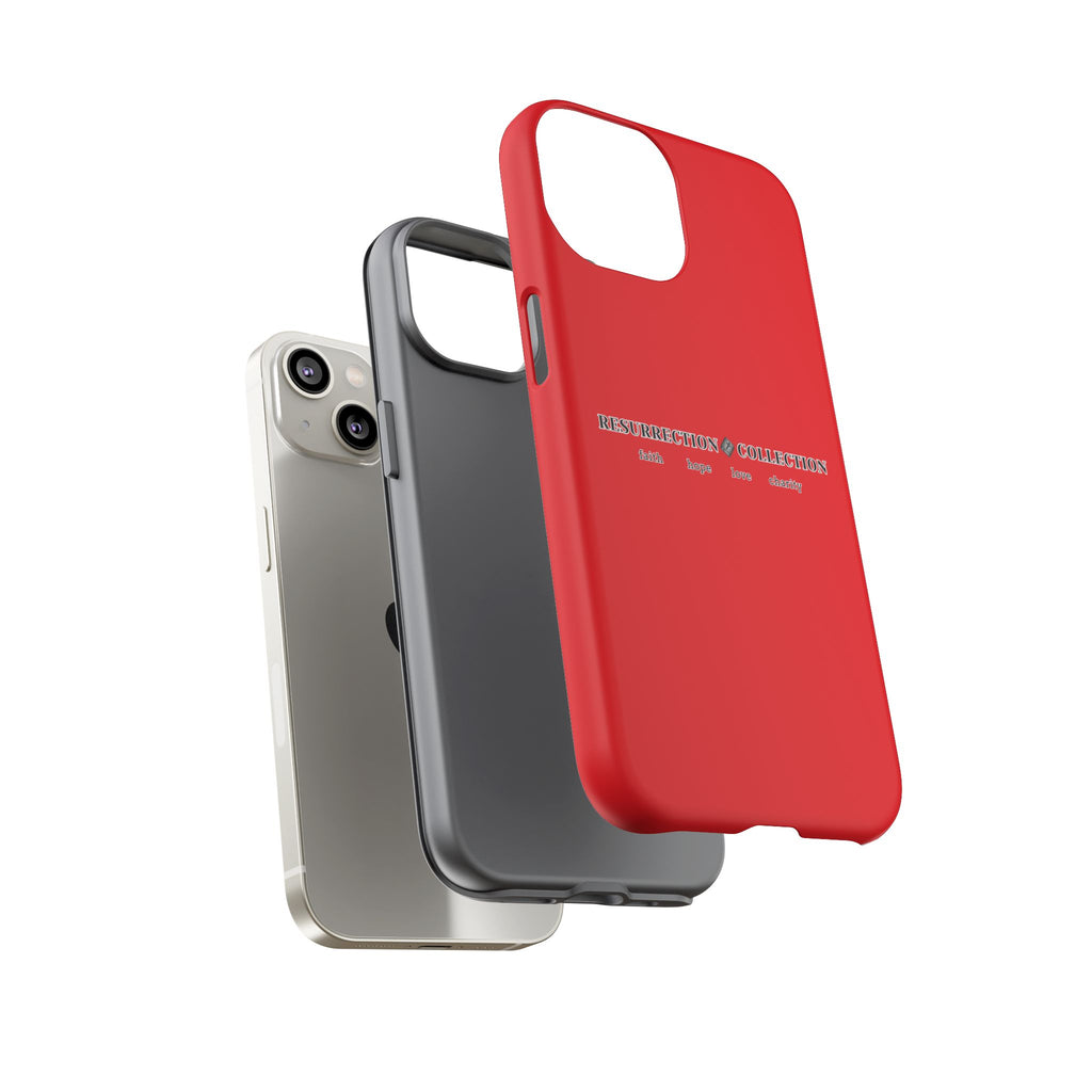 Resurrection Collection Red Tough Phone Case — Bold Religious Faith Design
