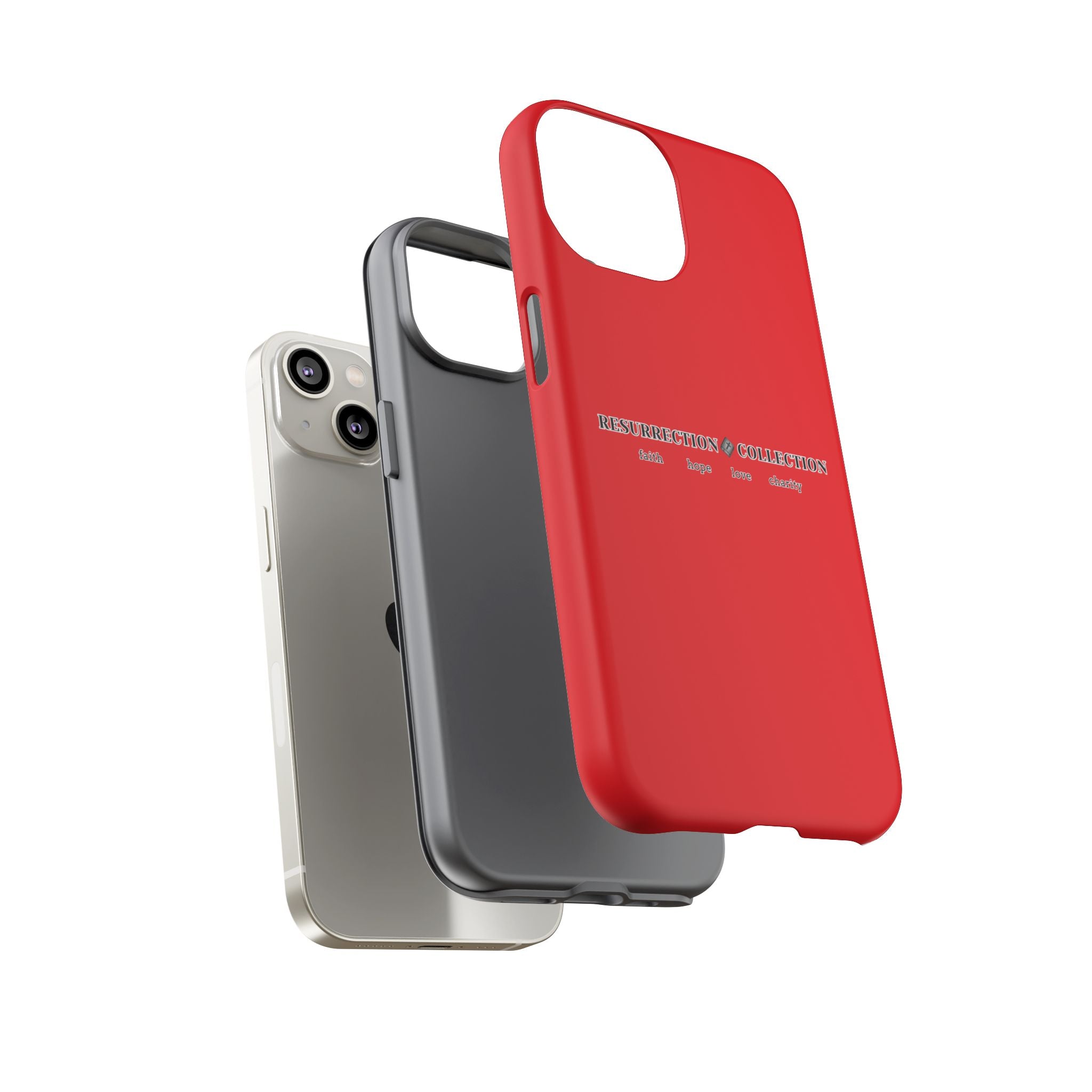 Resurrection Collection Red Tough Phone Case — Bold Religious Faith Design