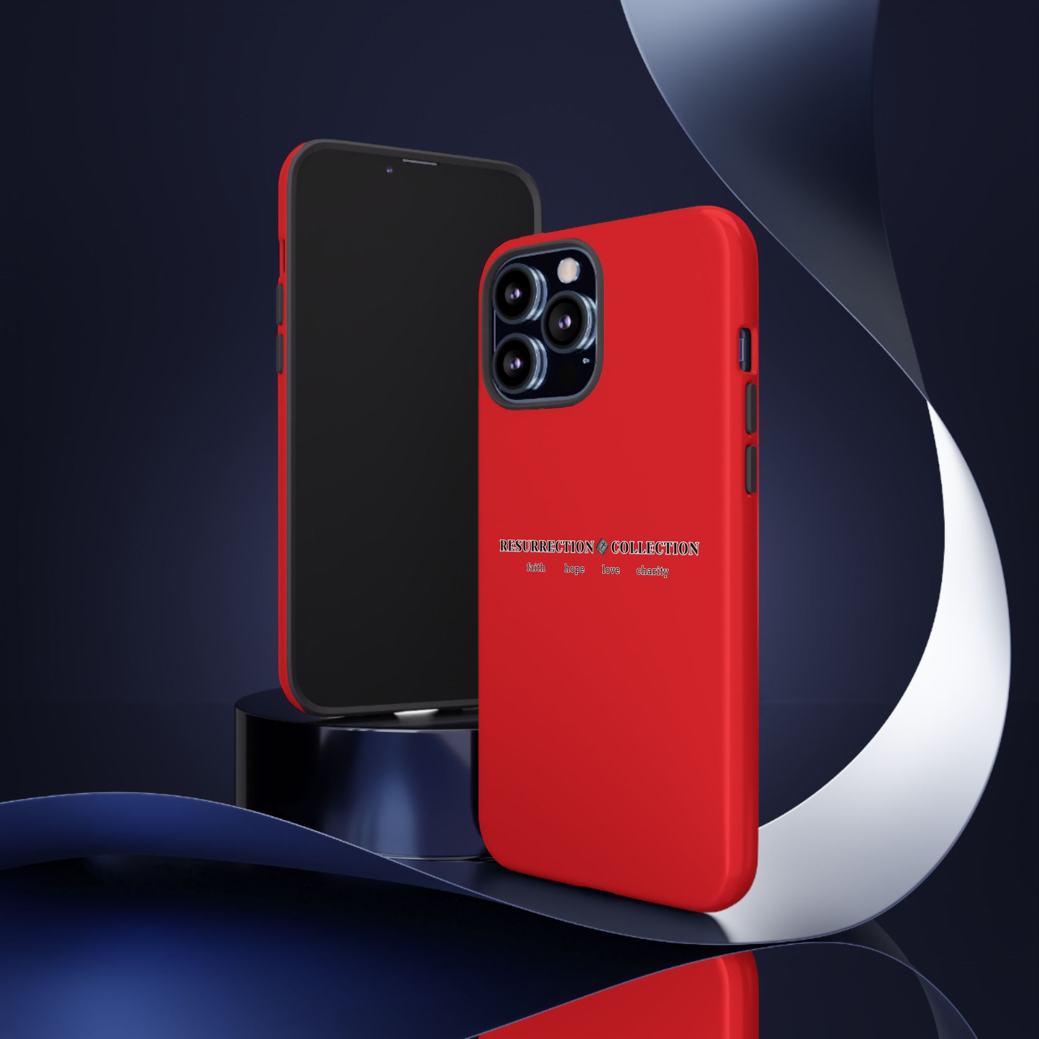 Resurrection Collection Red Tough Phone Case — Bold Religious Faith Design
