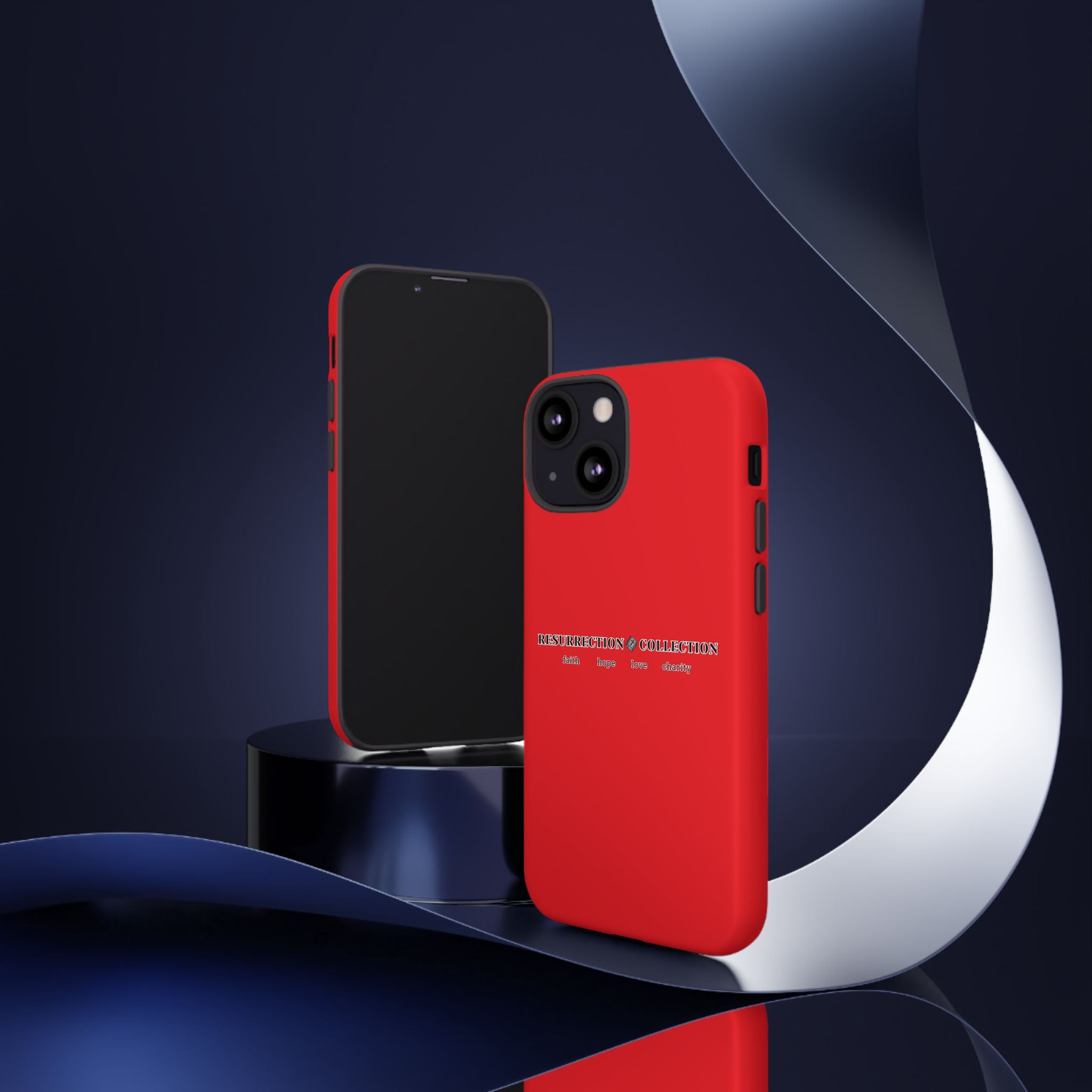 Resurrection Collection Red Tough Phone Case — Bold Religious Faith Design