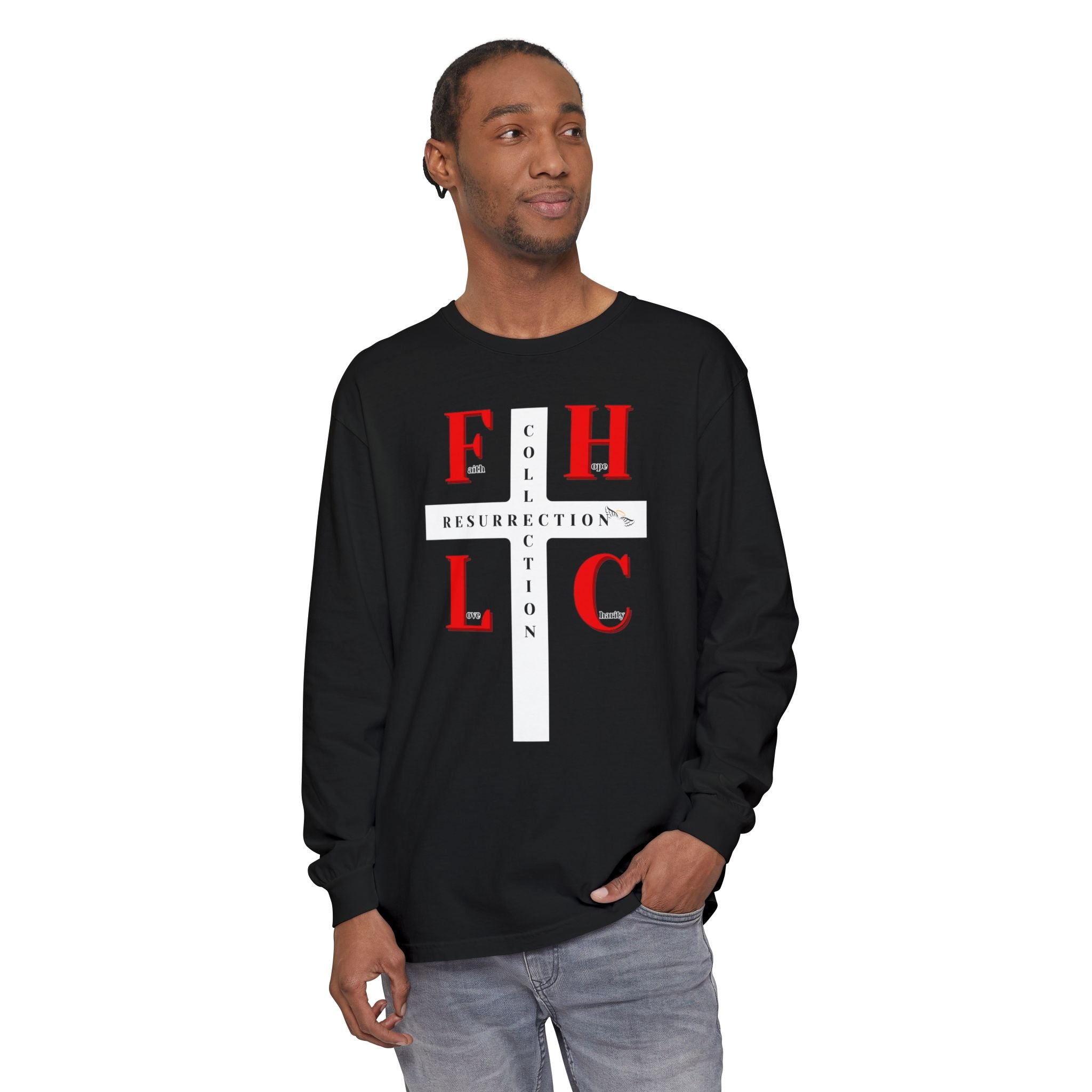 Resurrection Collection Long Sleeve Tee - FHLC Graphic