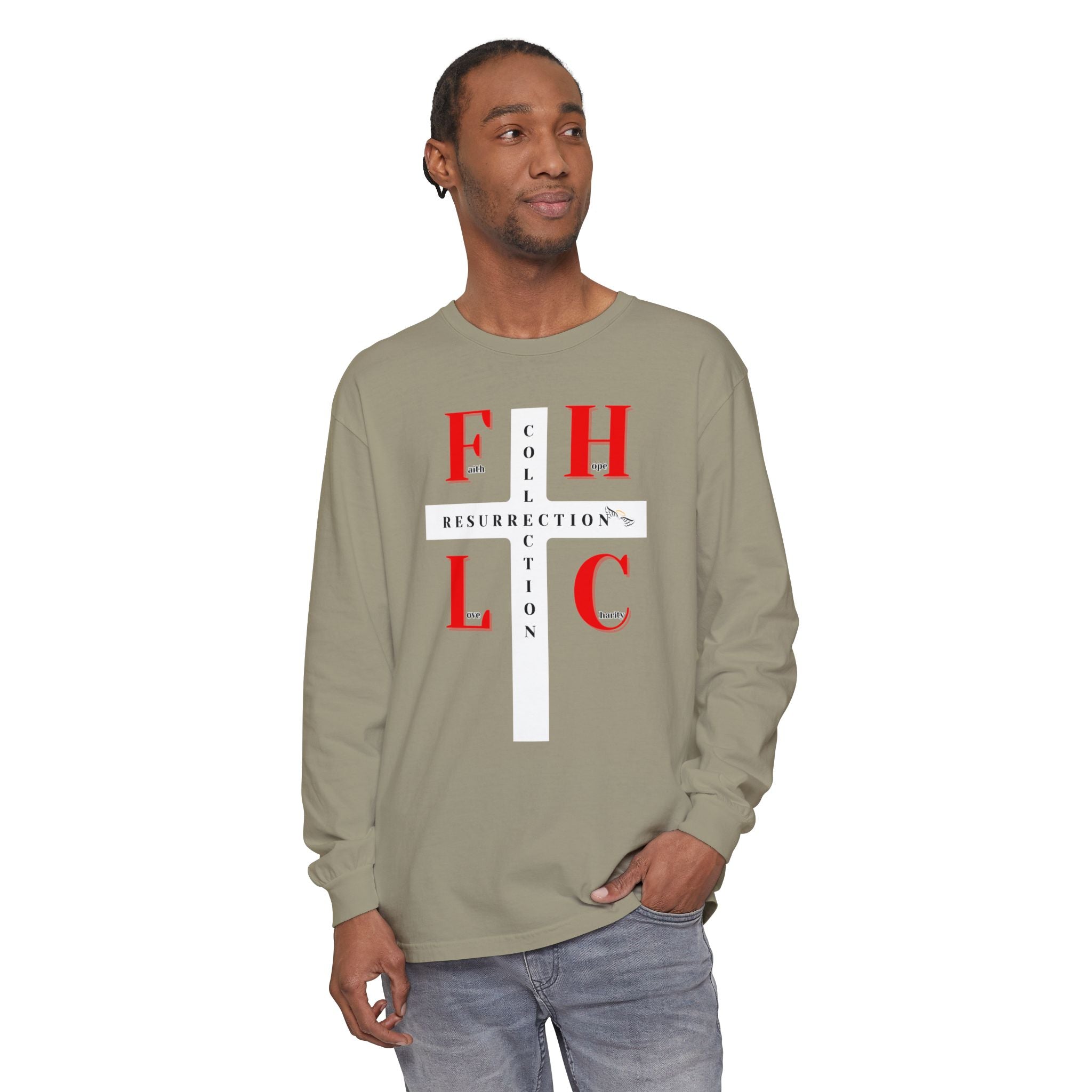 Resurrection Collection Long Sleeve Tee - FHLC Graphic