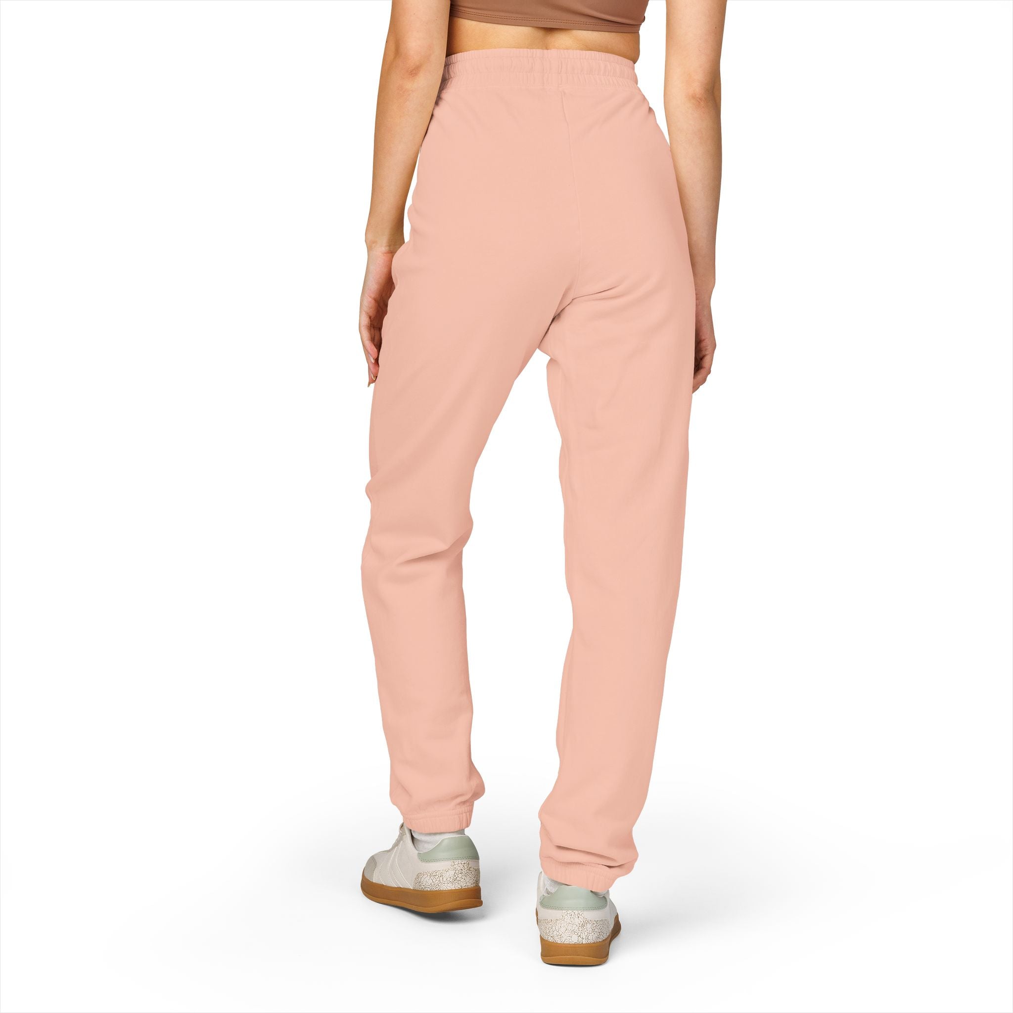 Cross & Roses Sweatpants — Religious Graphic Fleece Joggers