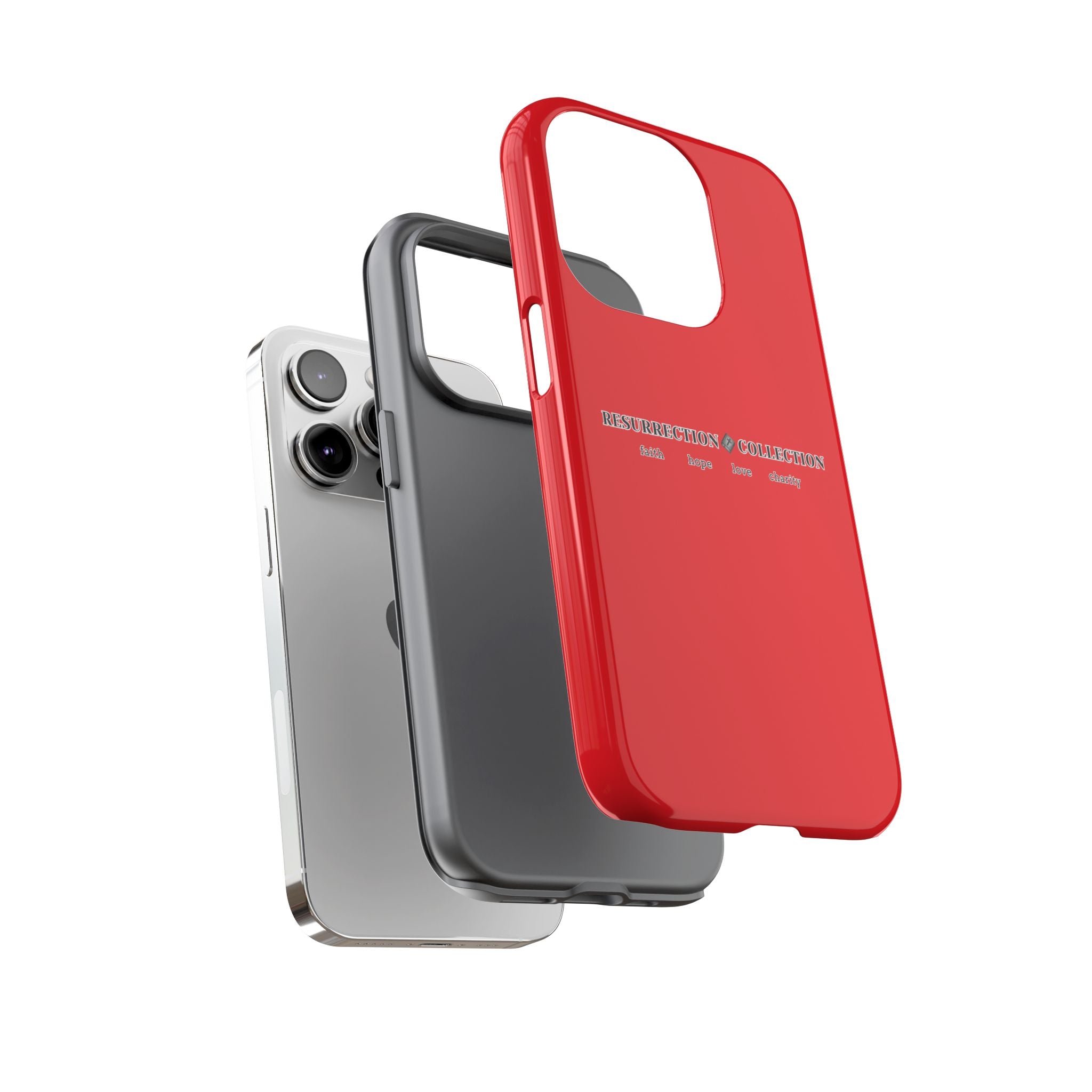 Resurrection Collection Red Tough Phone Case — Bold Religious Faith Design