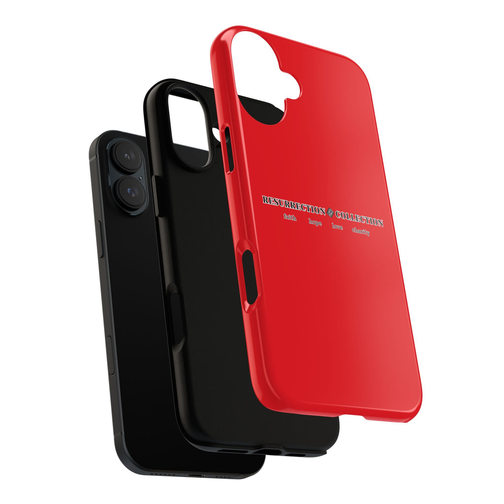Resurrection Collection Red Tough Phone Case — Bold Religious Faith Design