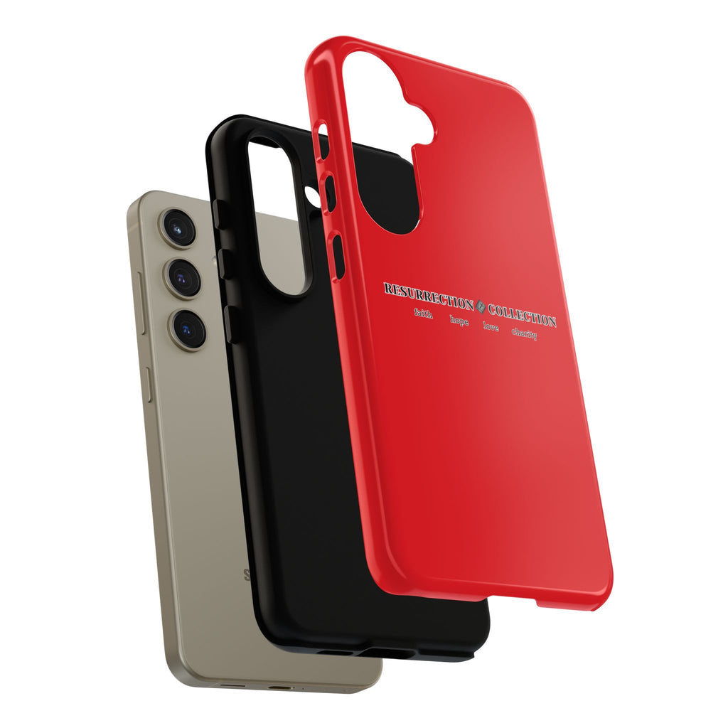 Resurrection Collection Red Tough Phone Case — Bold Religious Faith Design