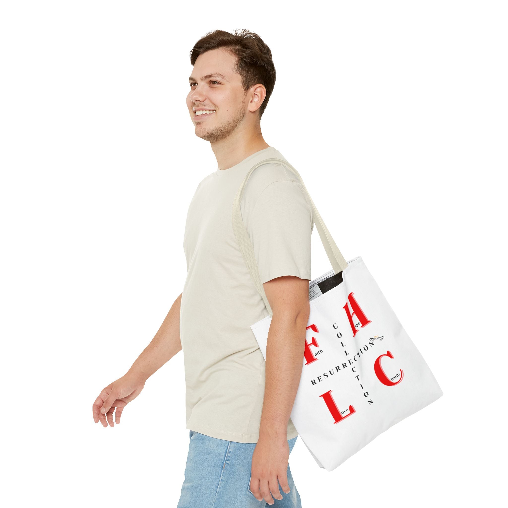 Resurrection Collection Tote Bag — Faith & Hope Graphic Tote
