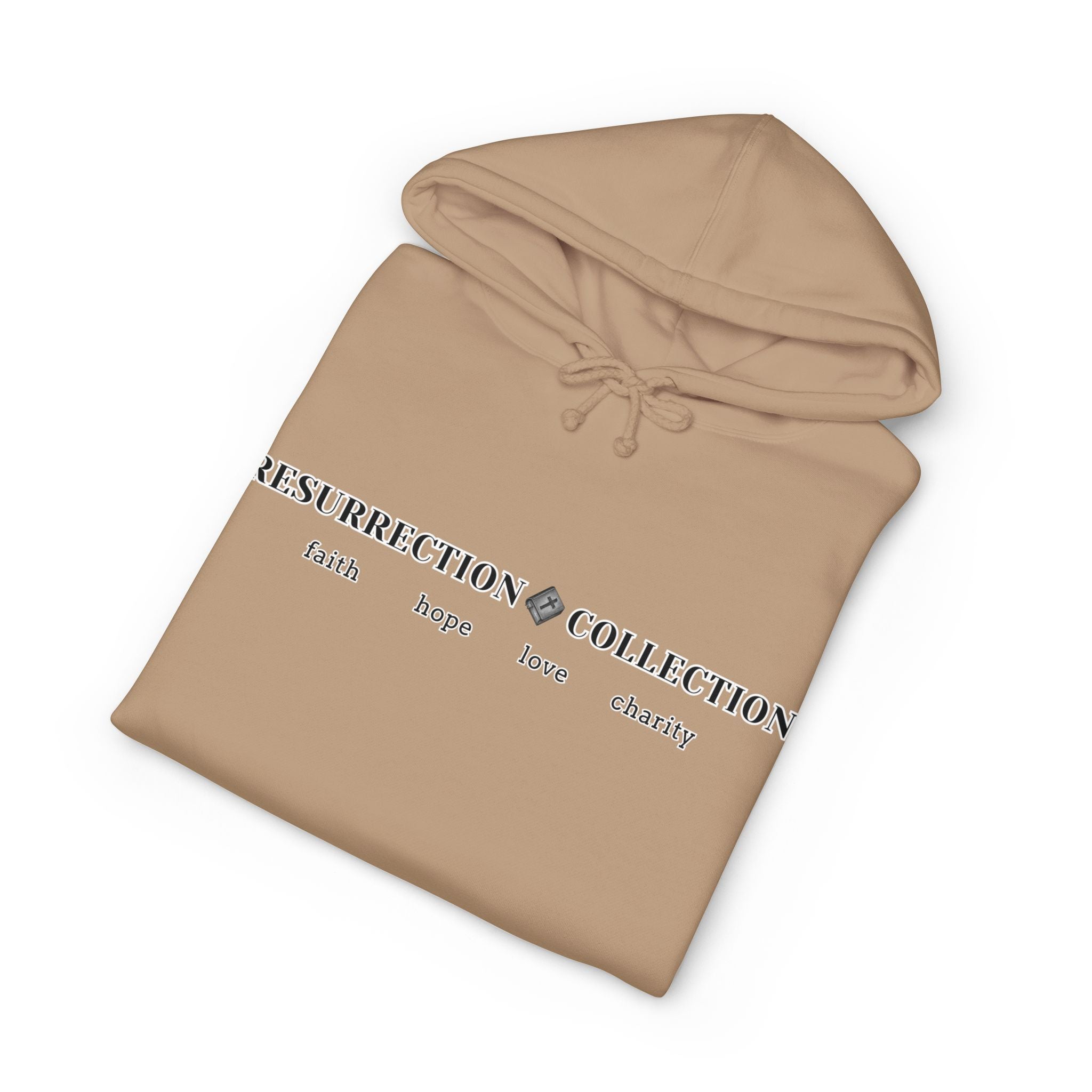 Resurrection Collection Hoodie — Faith, Hope, Love, Charity Pullover