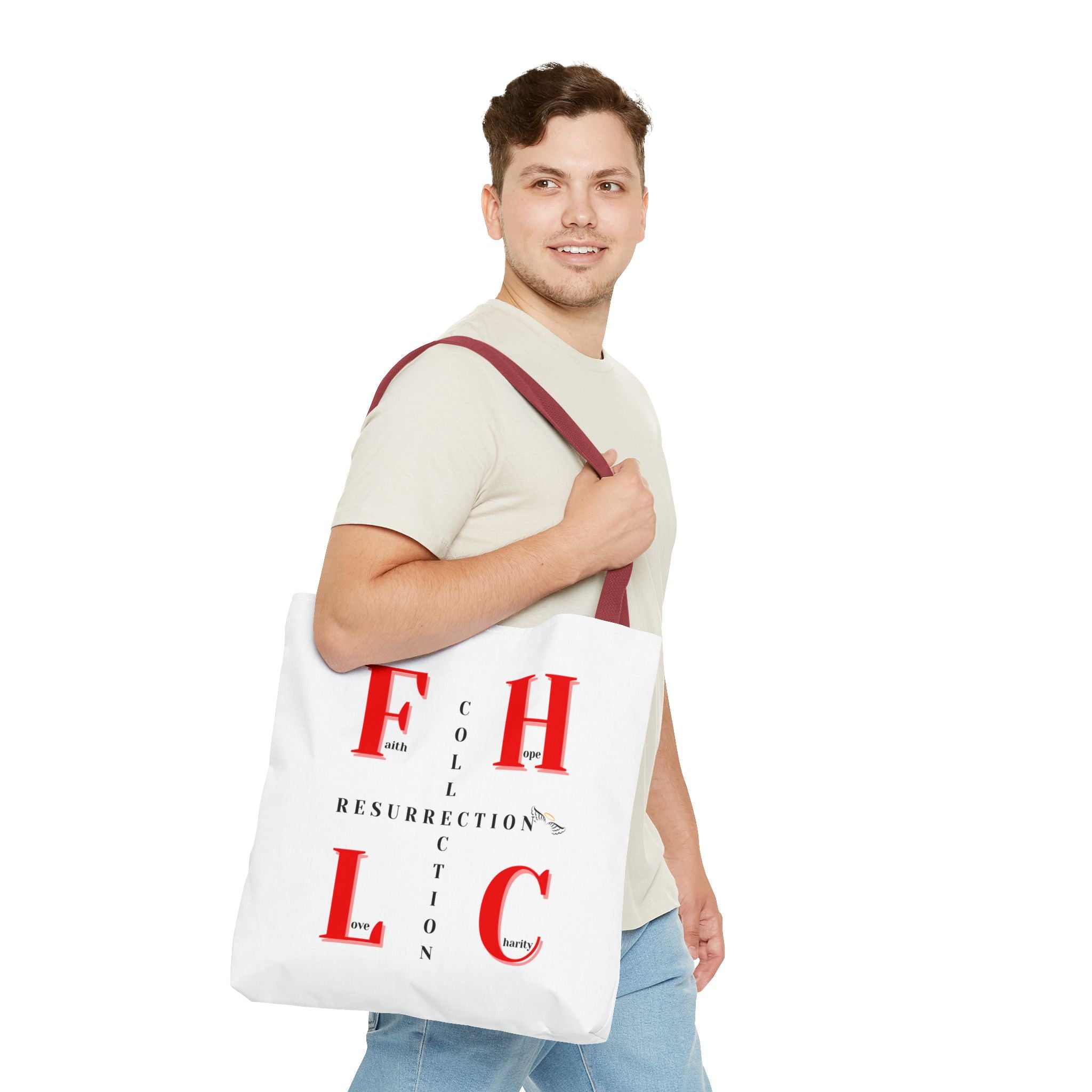 Resurrection Collection Tote Bag — Faith & Hope Graphic Tote