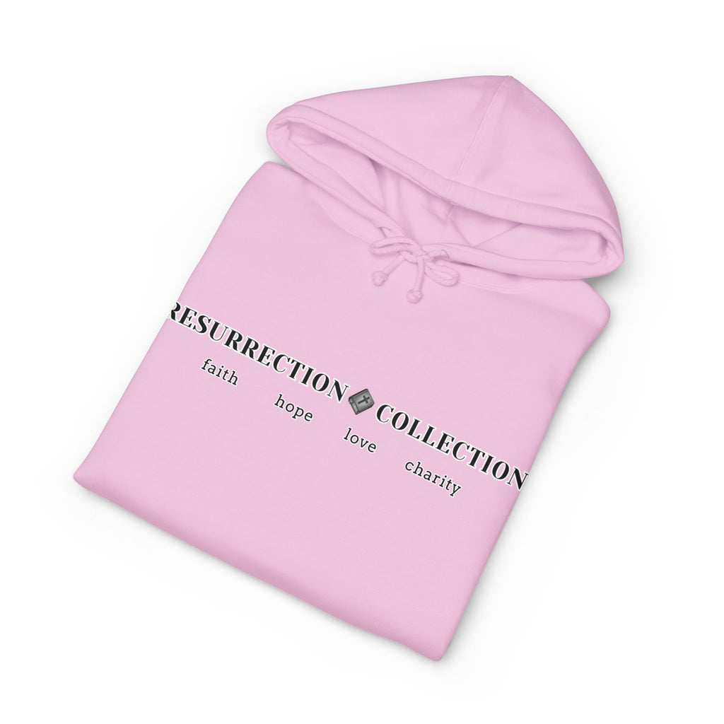 Resurrection Collection Hoodie — Faith, Hope, Love, Charity Pullover