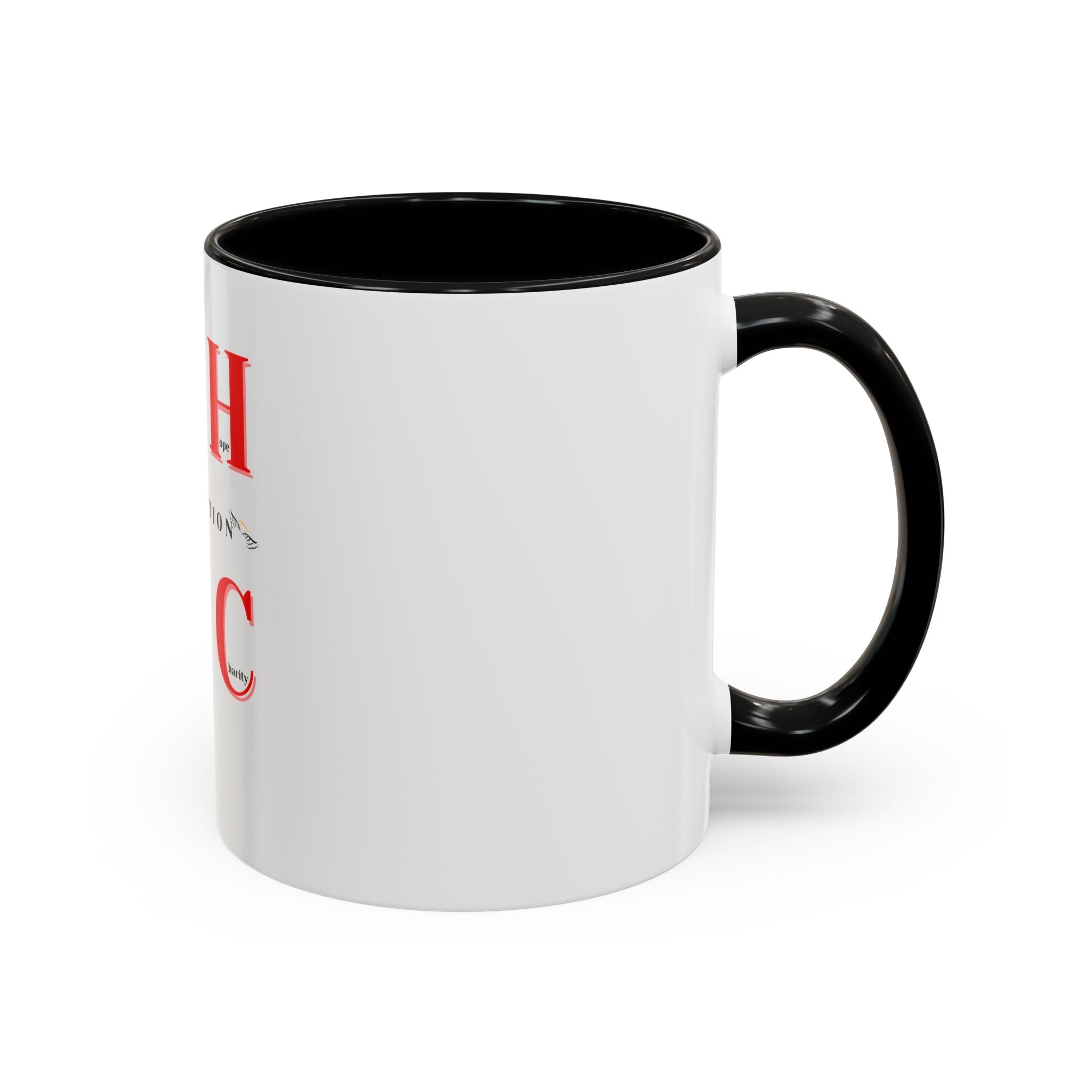 Resurrection Collection Accent Coffee Mug — Inspirational Christian Scripture Mug (11/15oz)