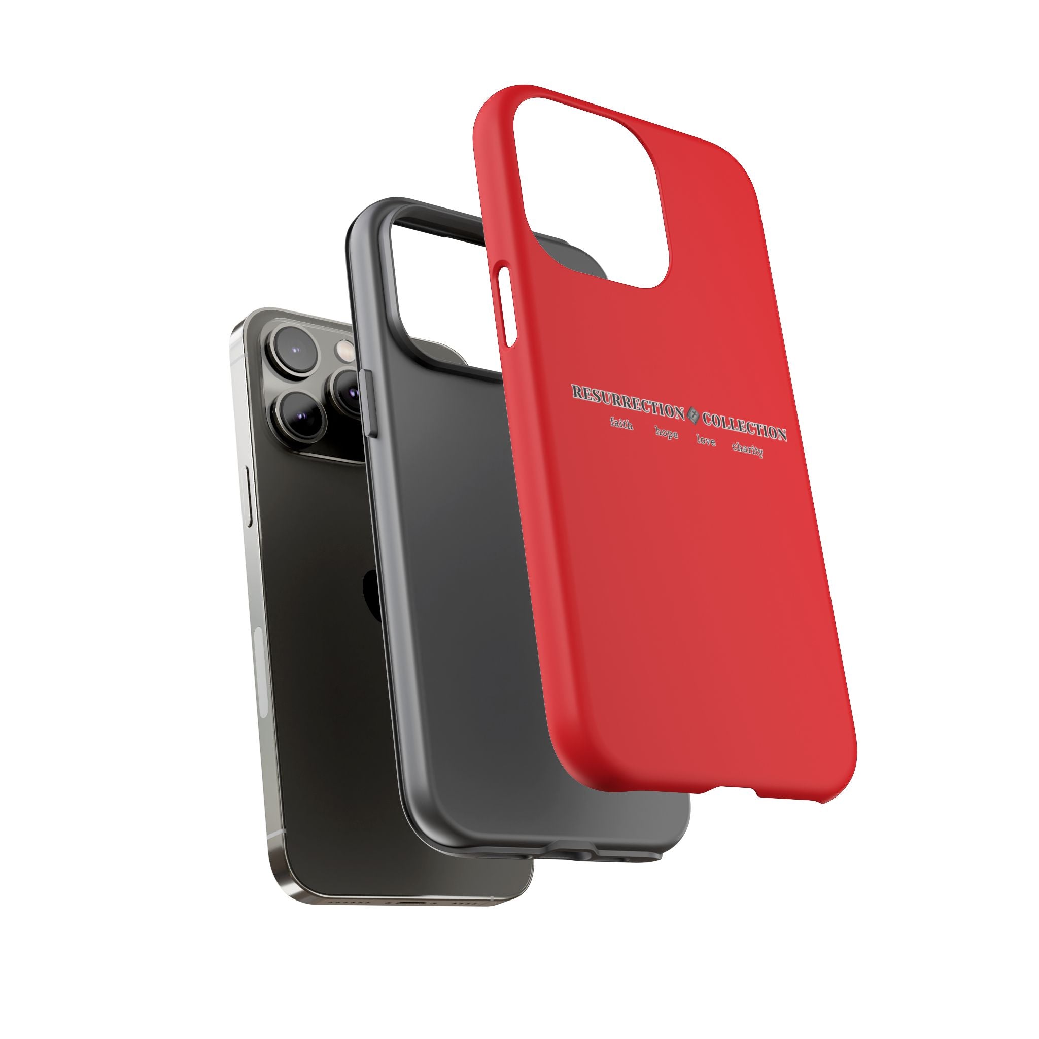 Resurrection Collection Red Tough Phone Case — Bold Religious Faith Design